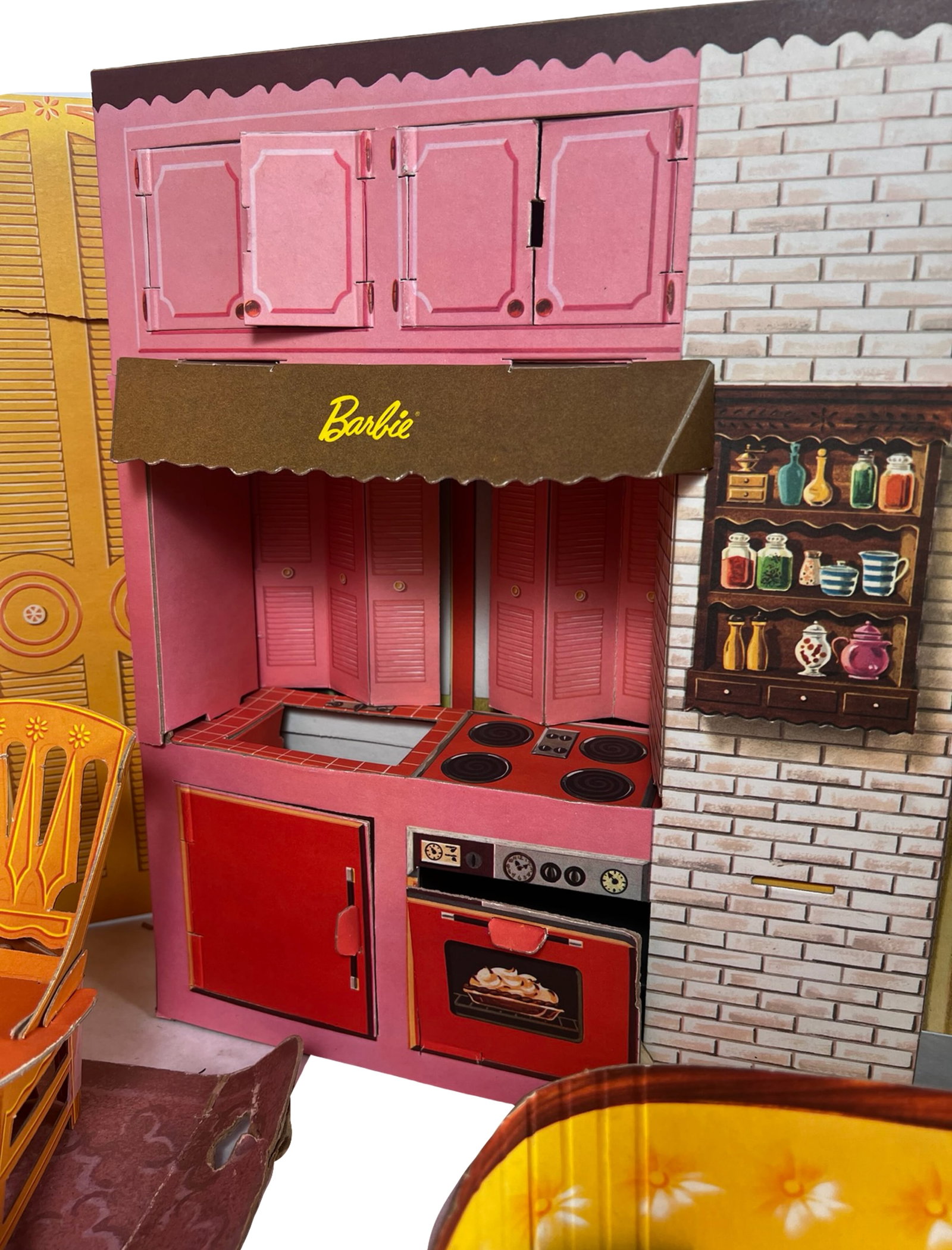 1964 Barbie New Dream House Playset with Furniture - 4