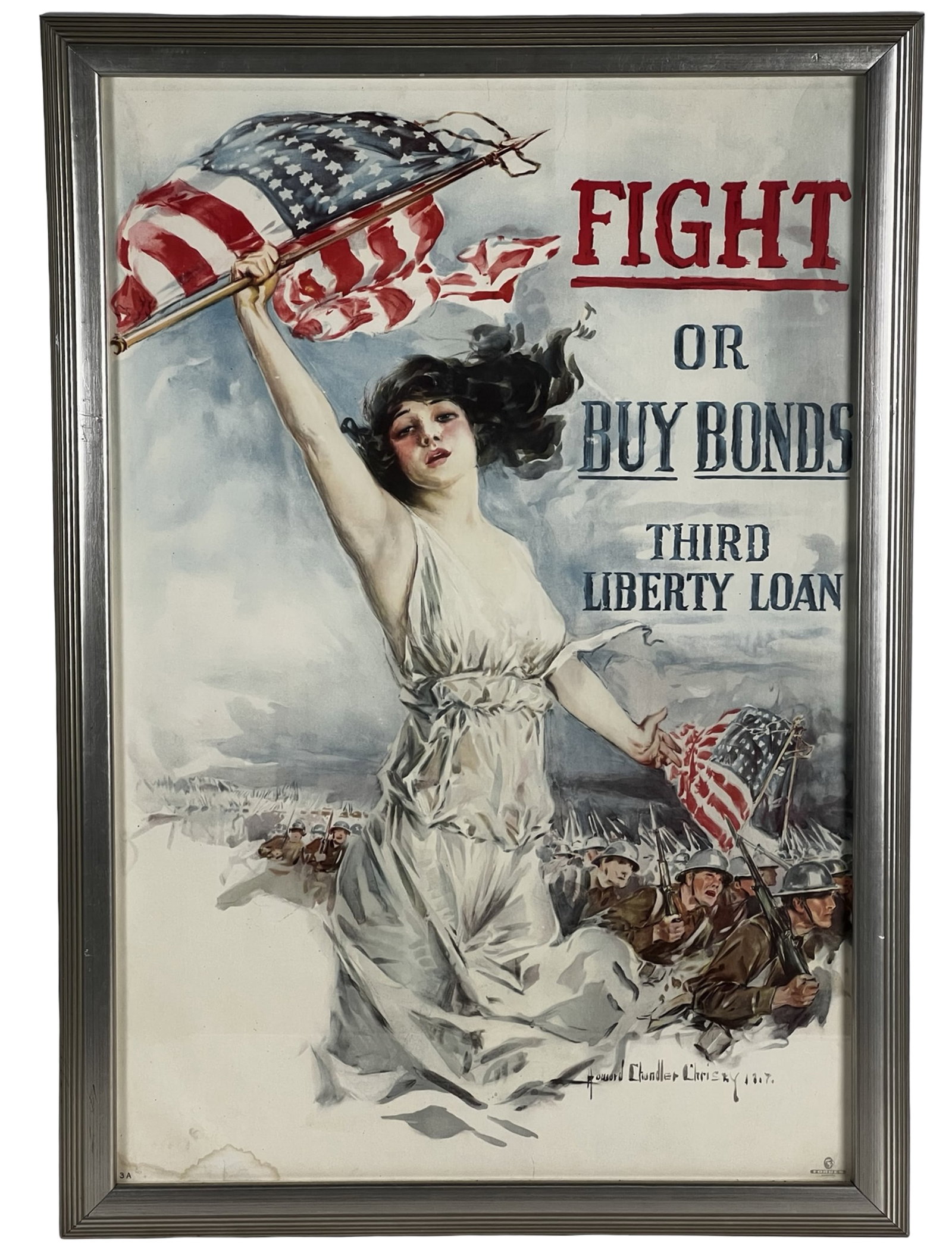 Howard Chandler Christy WWI "Buy Bonds" Poster (1 of 5)