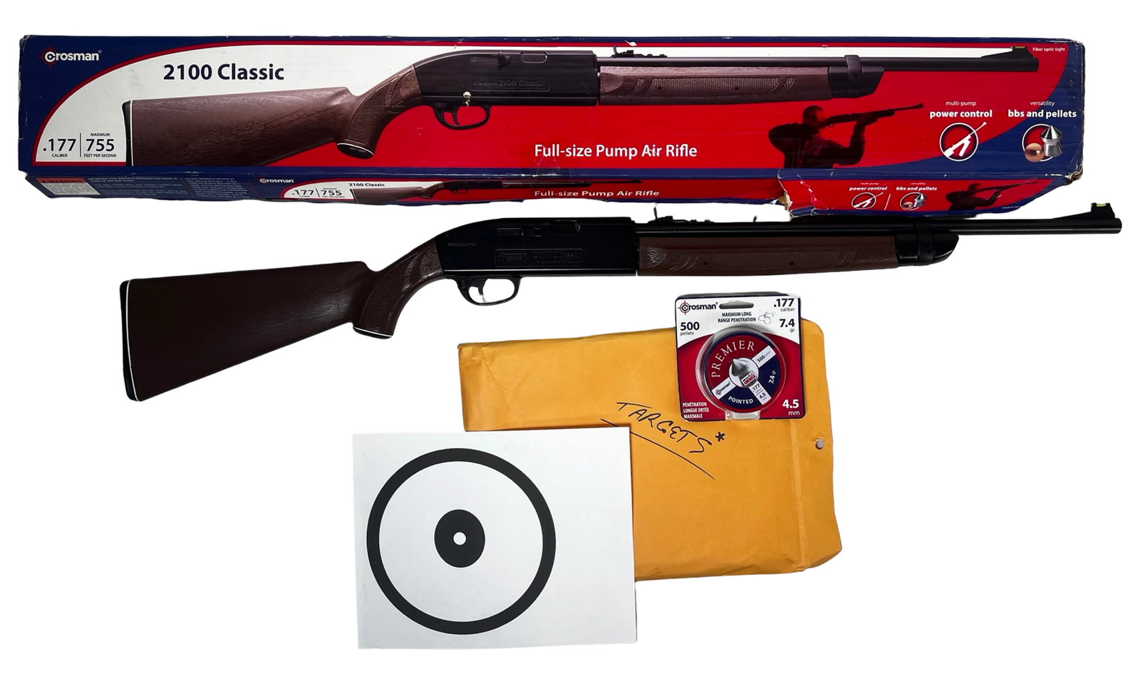 Crosman 2100 Classic Pump Air Rifle .177 Cal New (1 of 5)