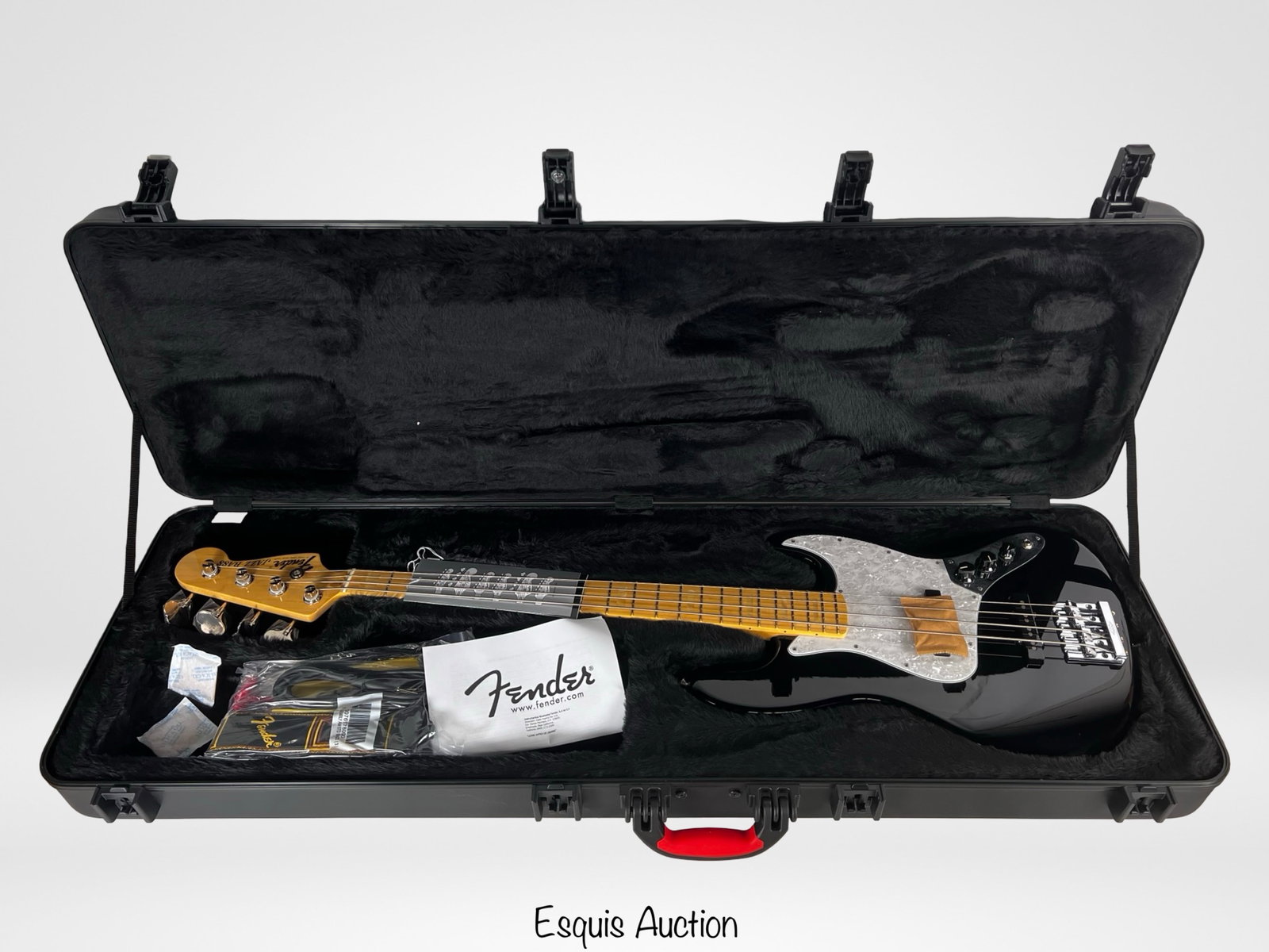 Fender Geddy Lee Jazz Bass Black Electric Guitar (1 of 9)