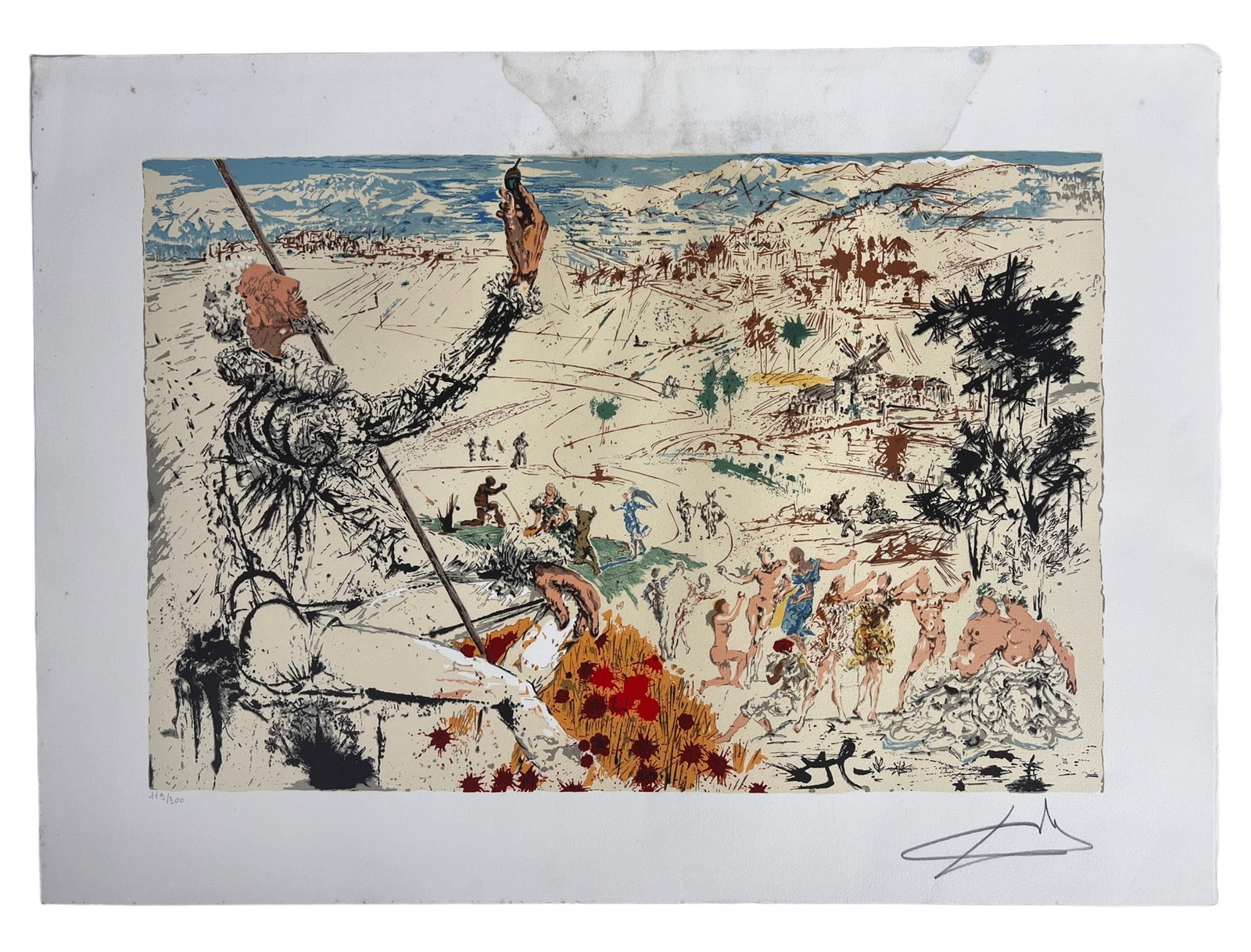 Salvador Dali "Don Quixote" Signed Lithograph (1 of 6)