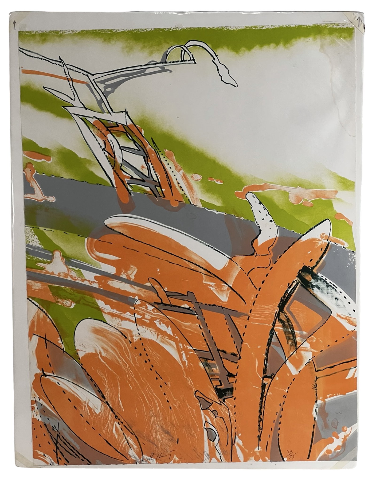 Richard Hunt Abstract Modernist Lithograph (1 of 5)