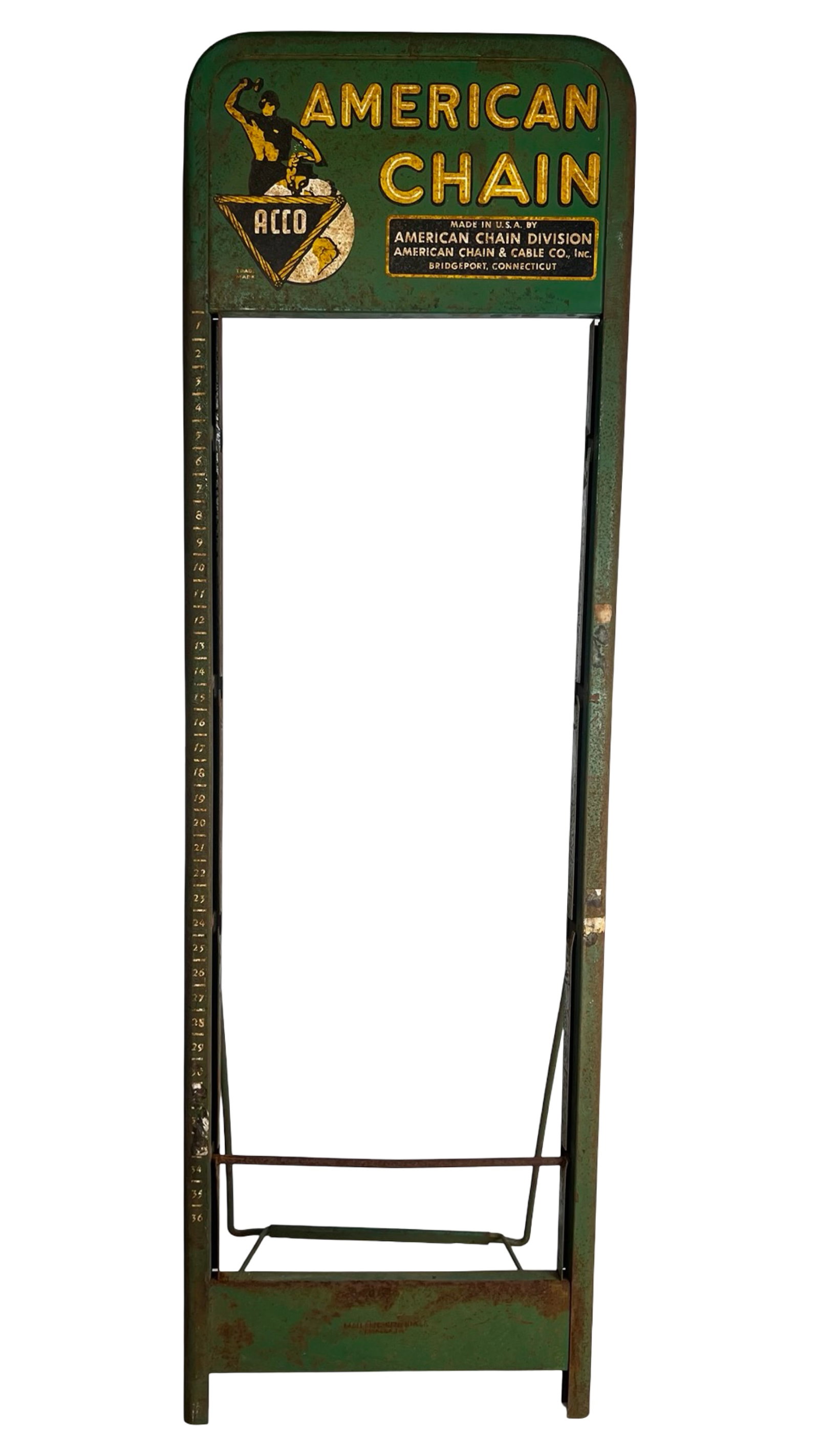 1950s American Chain & Cable Co Metal Display Rack (1 of 6)