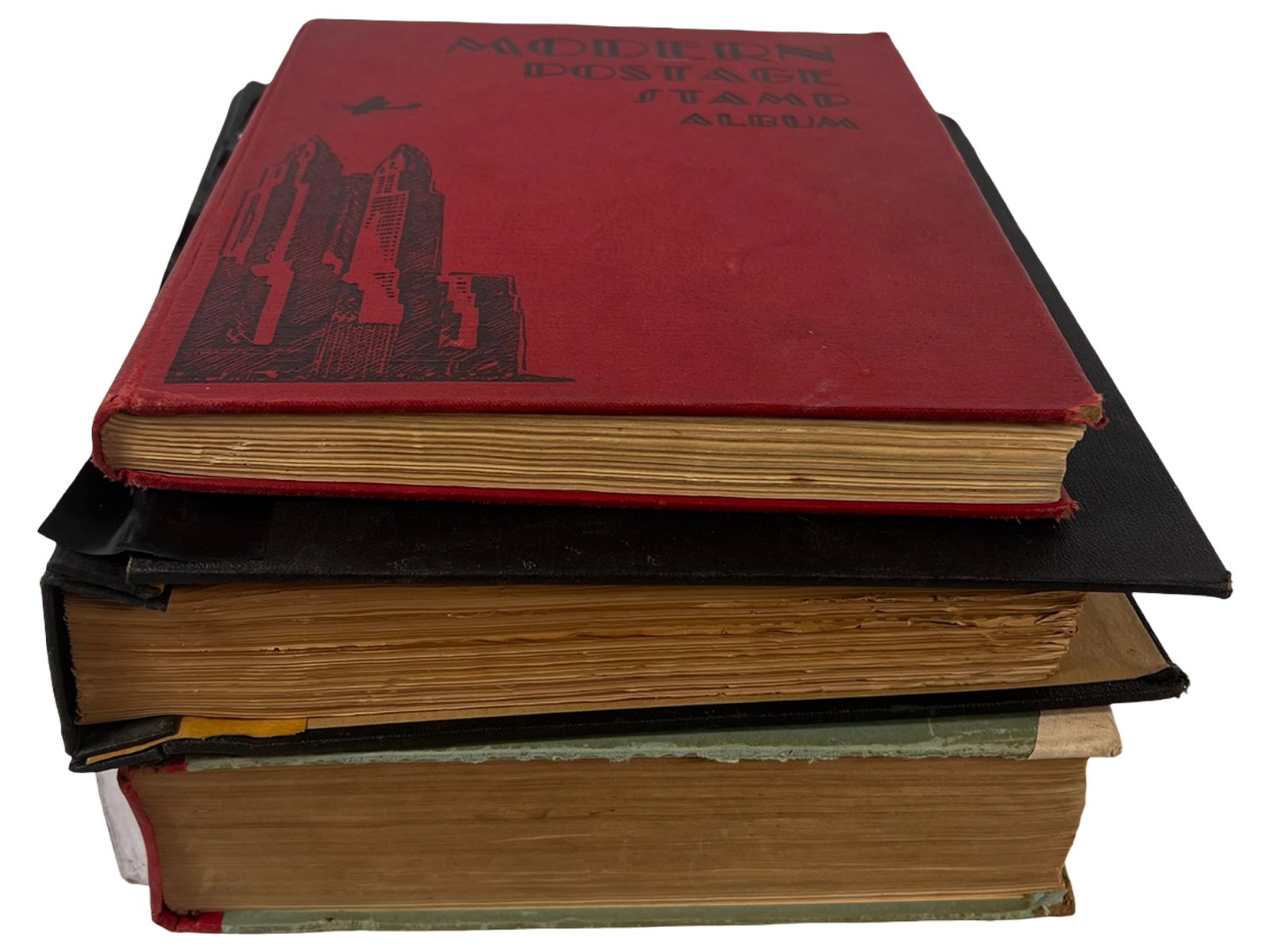 3 Vintage Worldwide International Stamp Albums (1 of 11)