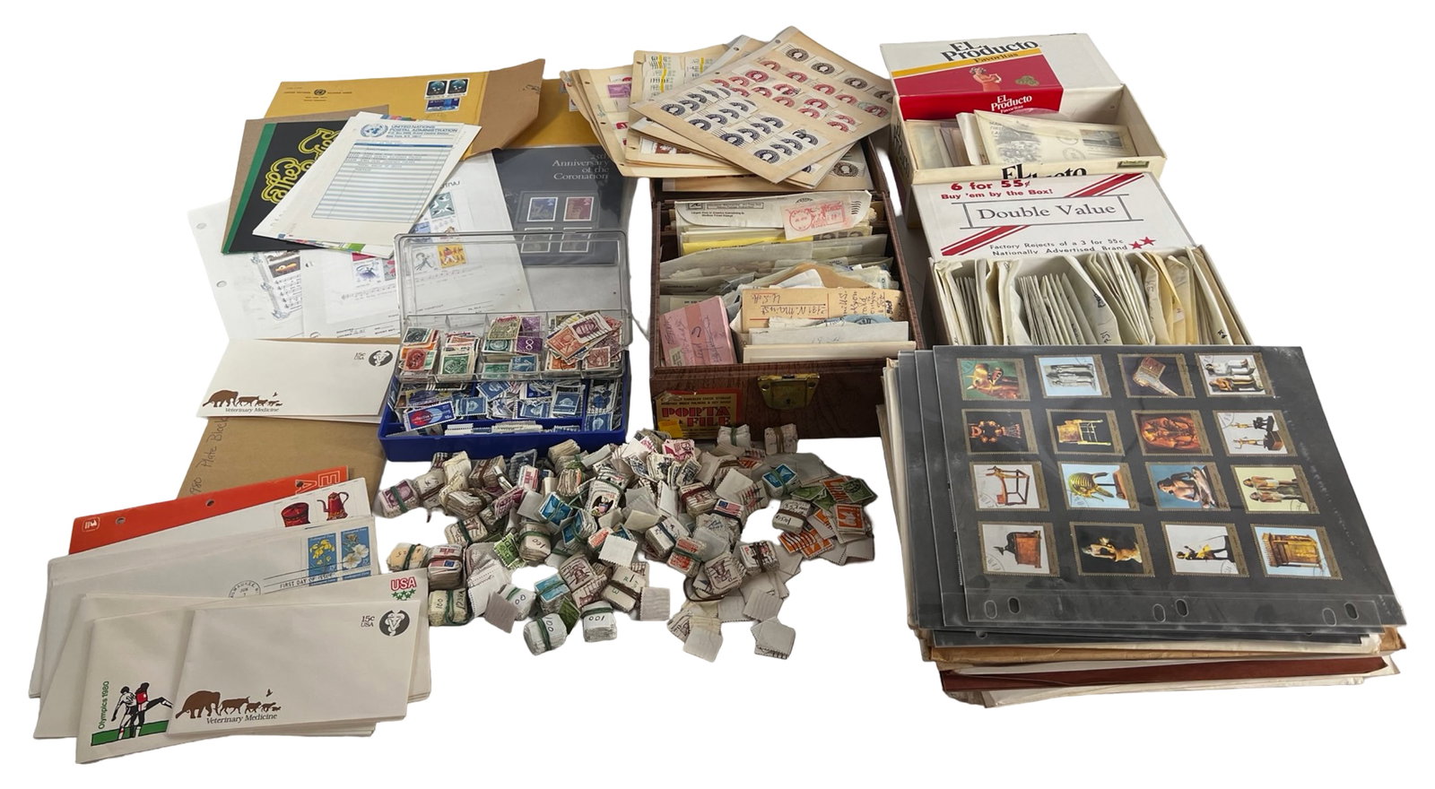 Large US & Worldwide Stamp Collection (1 of 10)