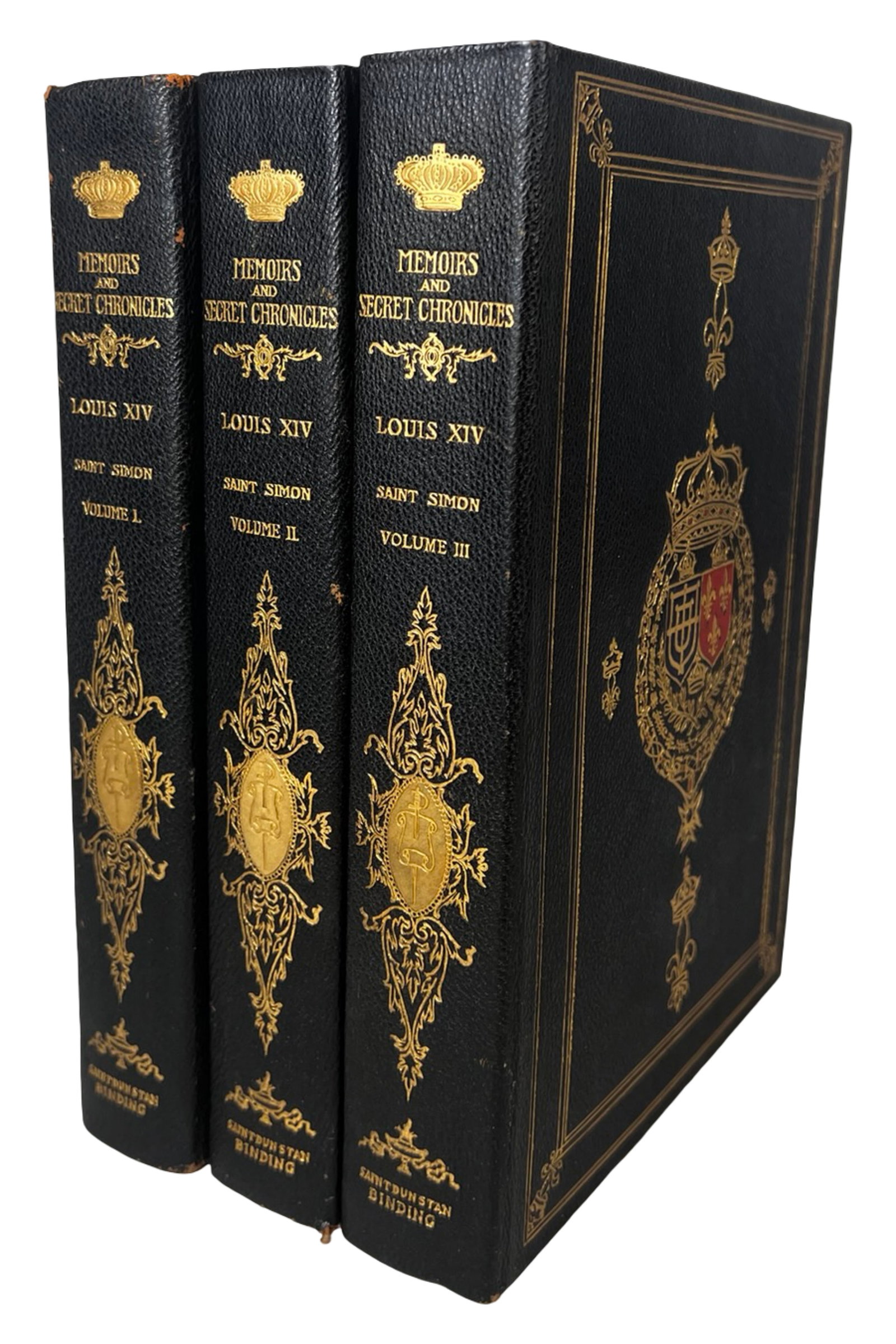 1901 Memoirs Secret Chronicles of Louis XIV Books (1 of 4)