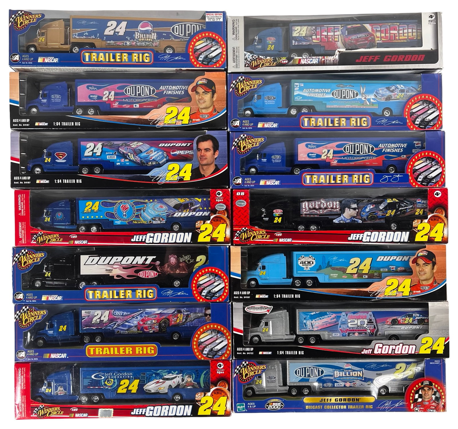Jeff Gordon NASCAR Trailer Rig Die-Cast Collection (1 of 5)