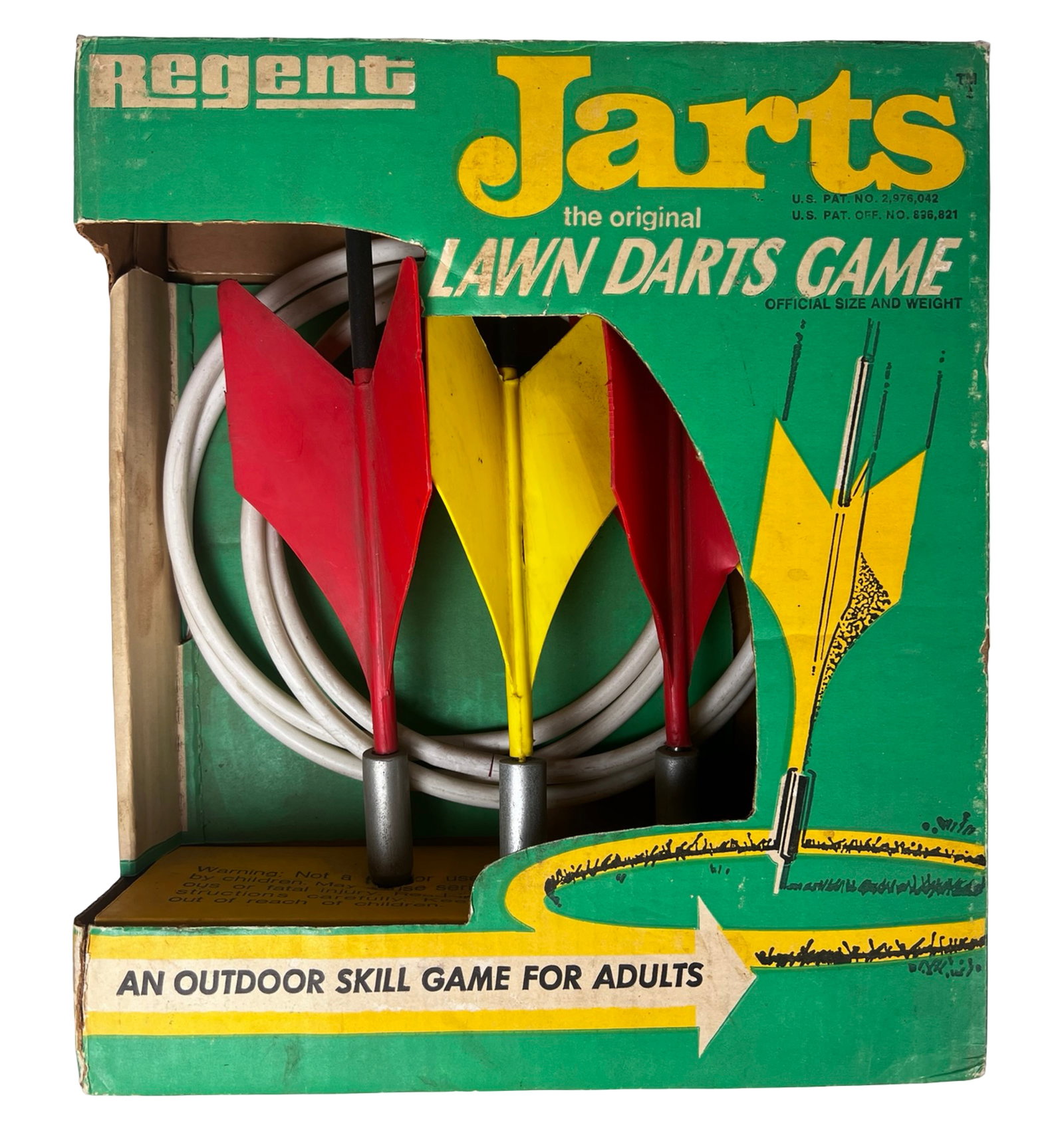 Vintage Regent Original Jarts Lawn Darts Game (1 of 4)