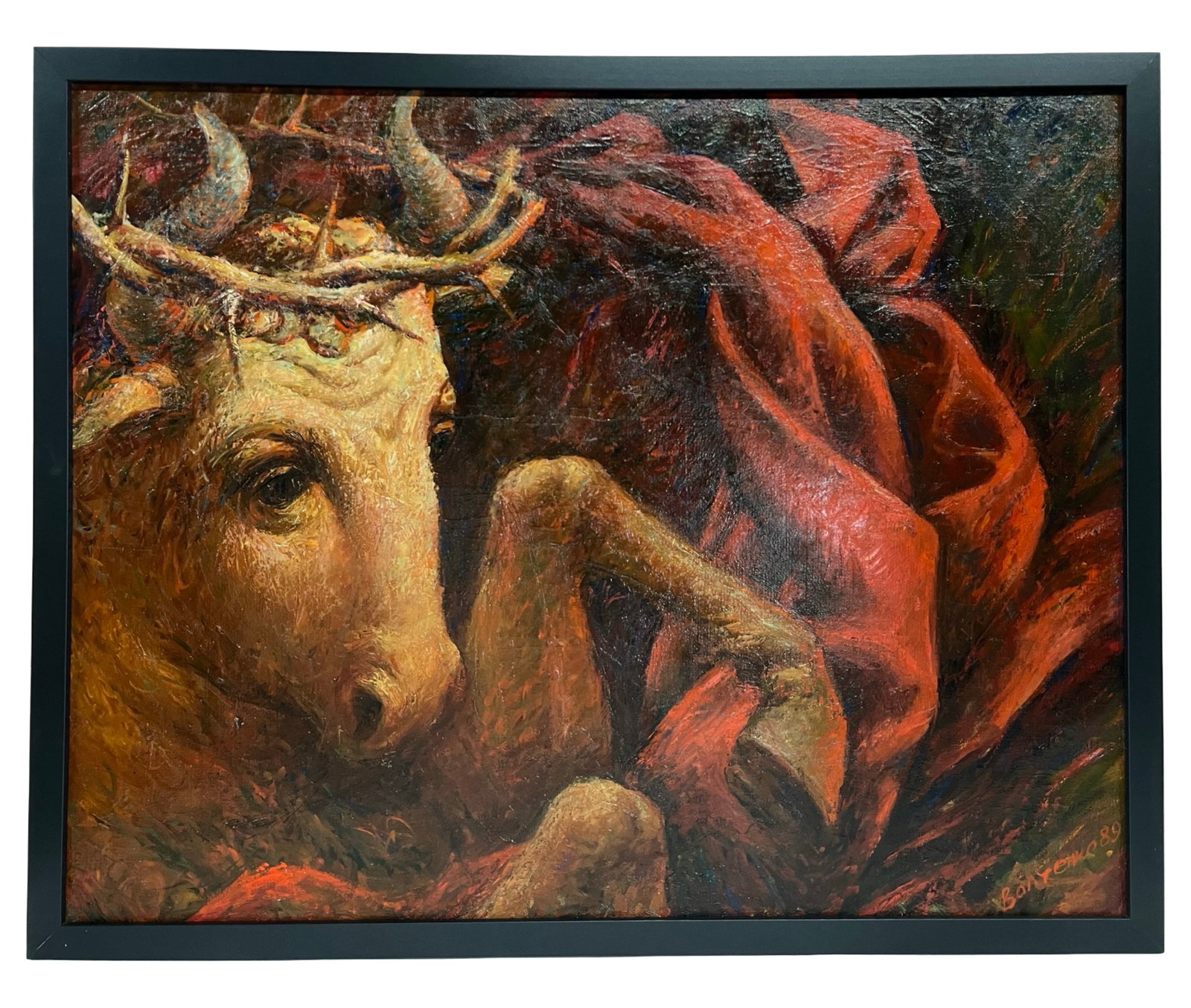 Alexander Volchenko Expressionist Figural Painting (1 of 2)