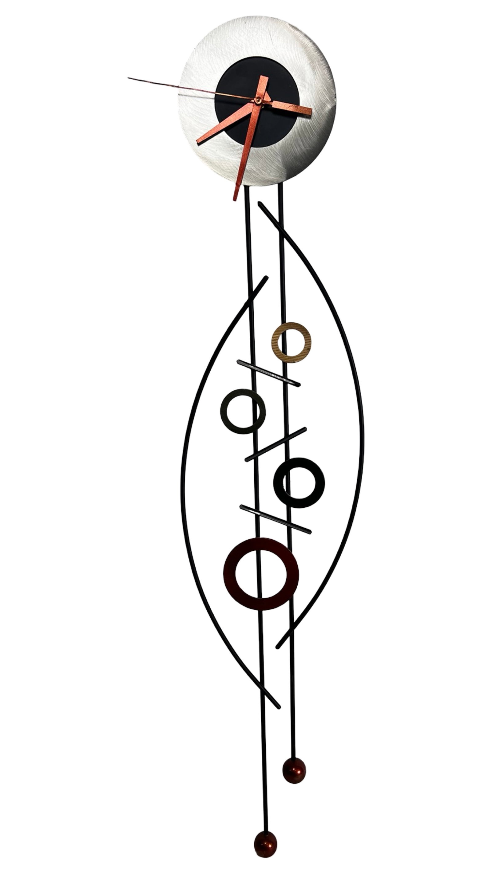 Rick Martin Abstract Modernist Metal Wall Clock (1 of 7)