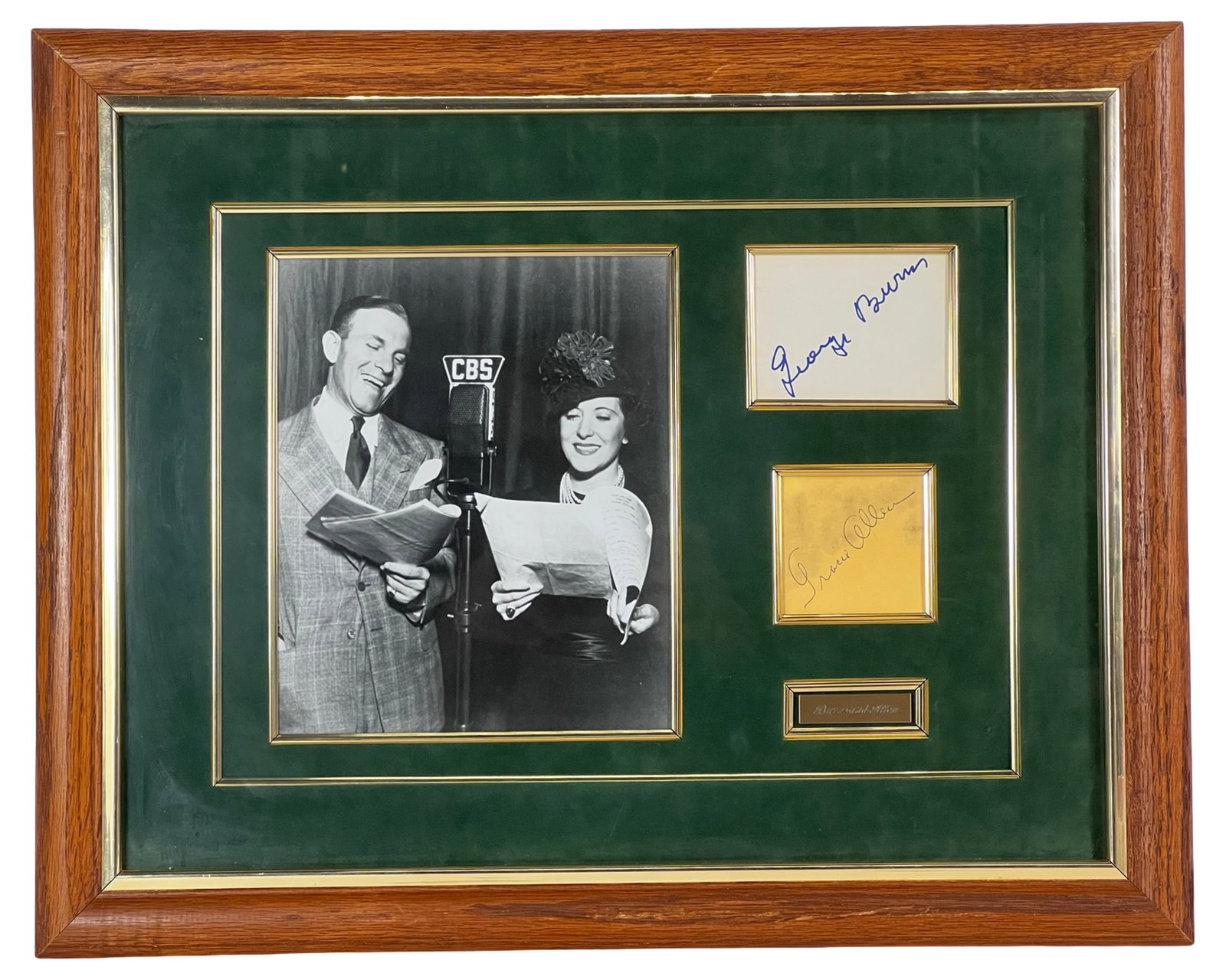 George Burns & Gracie Allen Dual Autographs (1 of 5)