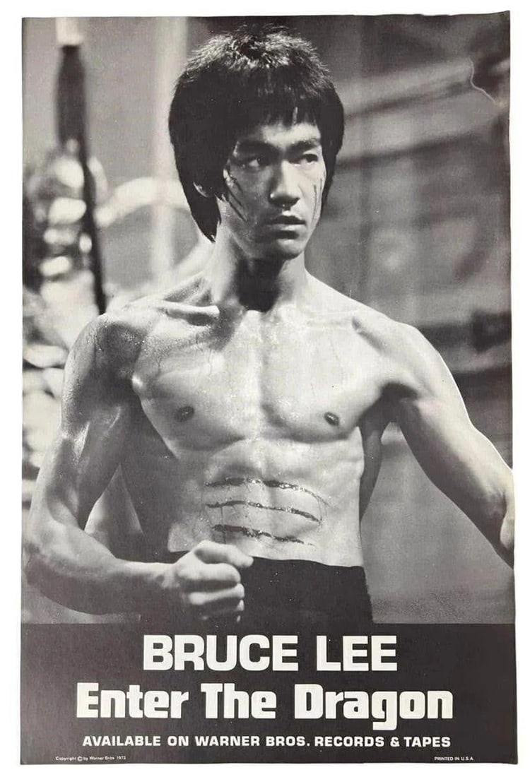 1973 Bruce Lee "Enter the Dragon" Promo Poster (1 of 3)