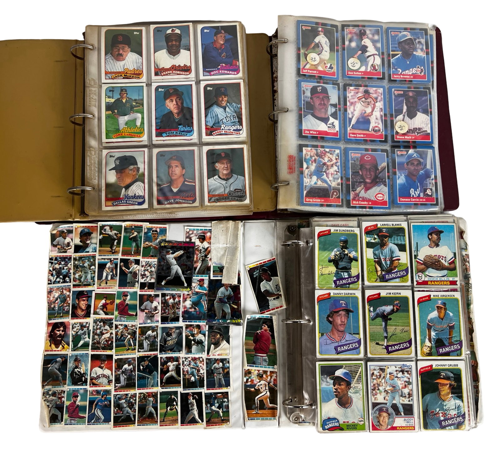 Vintage Baseball Card Collection- 3 Binders 1980s (1 of 10)