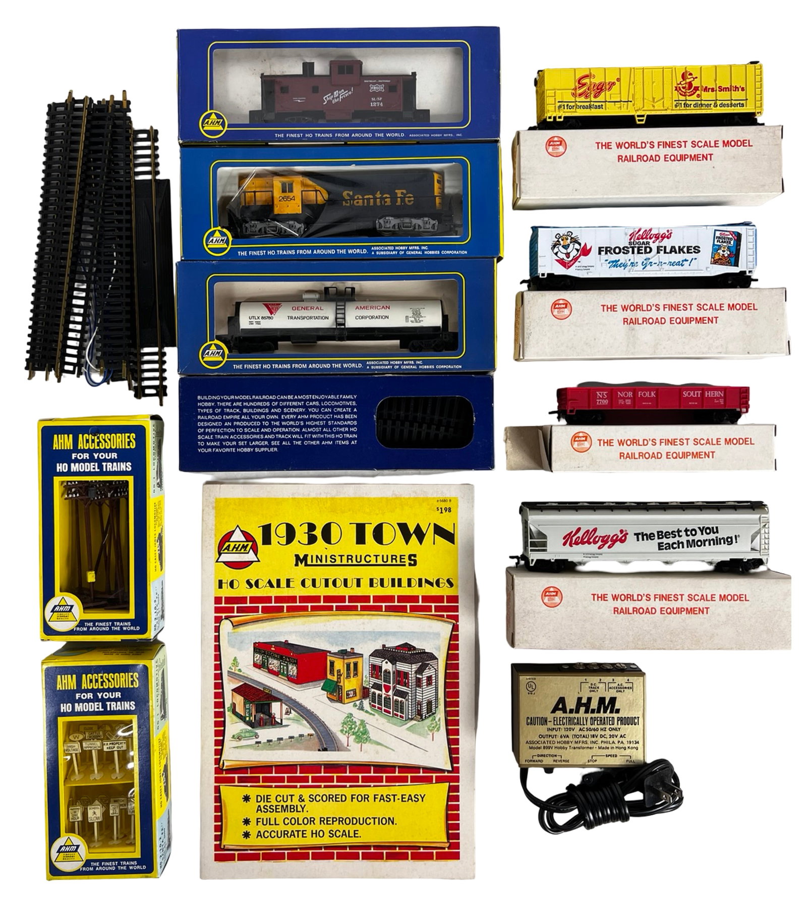 Vintage AHM HO Scale Model Train Set (1 of 5)