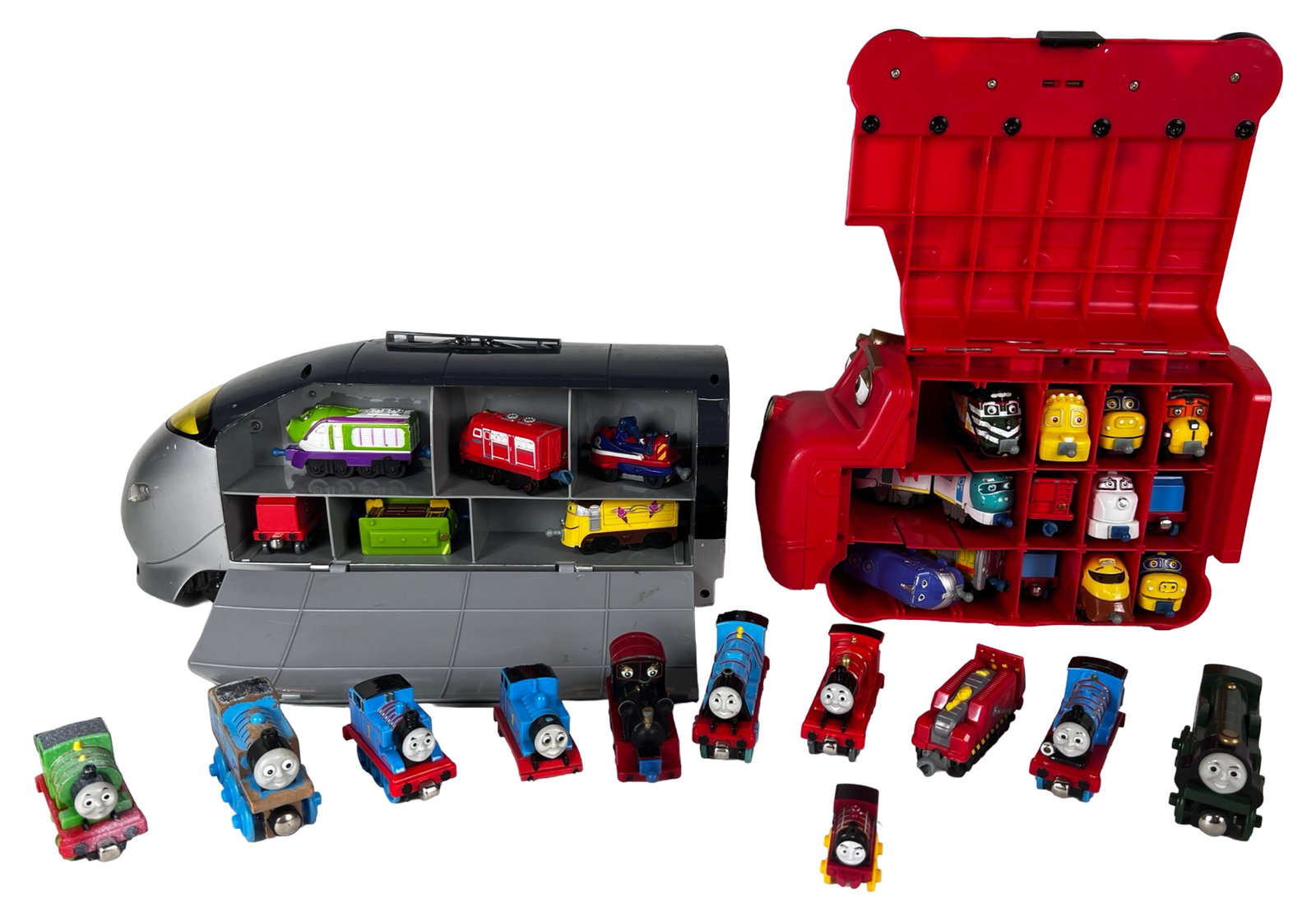 Thomas & Friends Take-n-Play Train Lot w/ Cases (1 of 4)