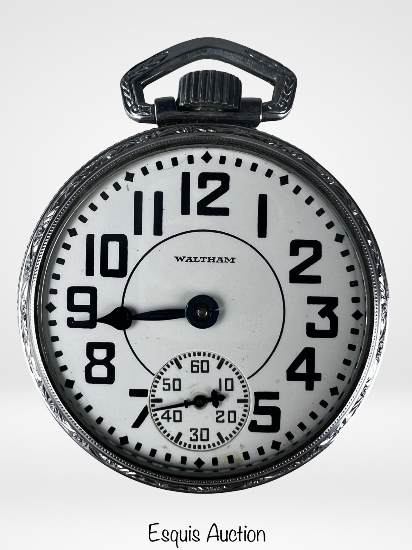 Antique Waltham Pocket Watch: Antique Waltham Pocket Watch. No Glass, not running.
