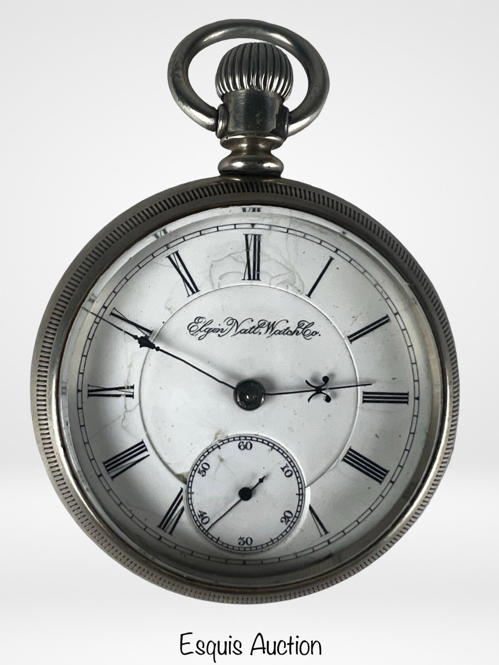 Antique Elgin B.W. Raymond Pocket Watch: Antique Elgin B.W. Raymond Pocket Watch. Shows some age related wear, non-running condition.