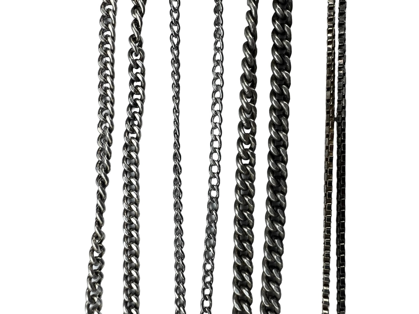 Assorted Sterling Silver Necklaces & Pendants - 7