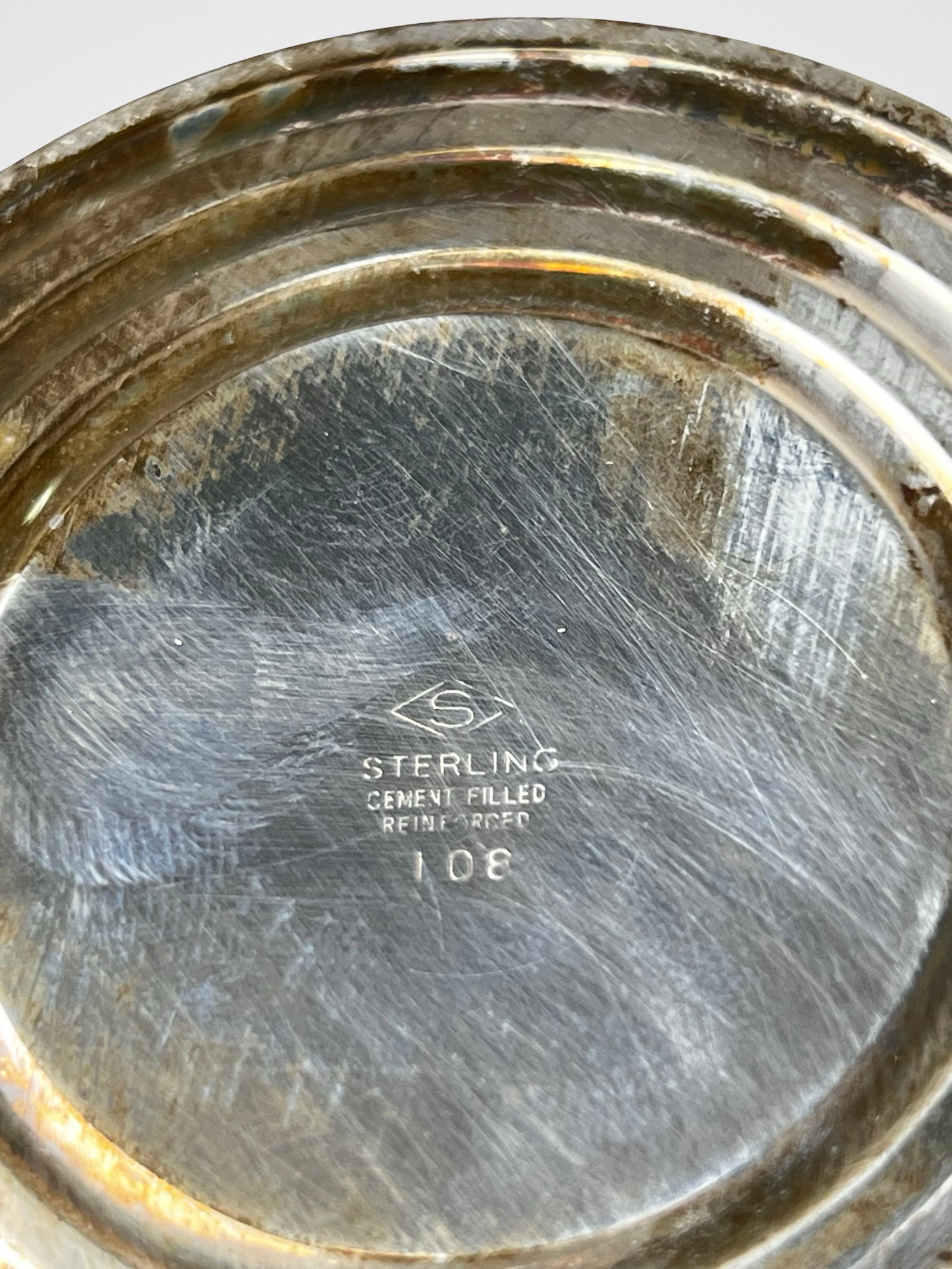 Vintage Sterling Silver Trophy Footed Compote Dish - 4