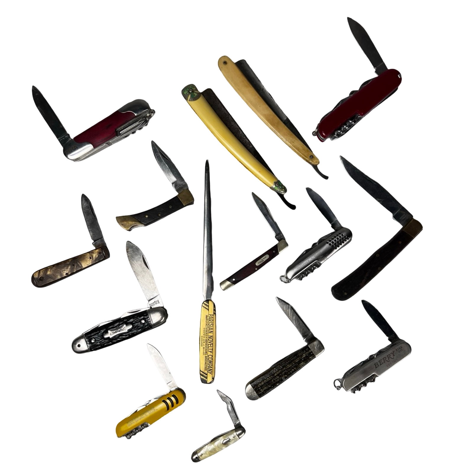 Group of Vintage Pocket & Folding Knives (1 of 4)