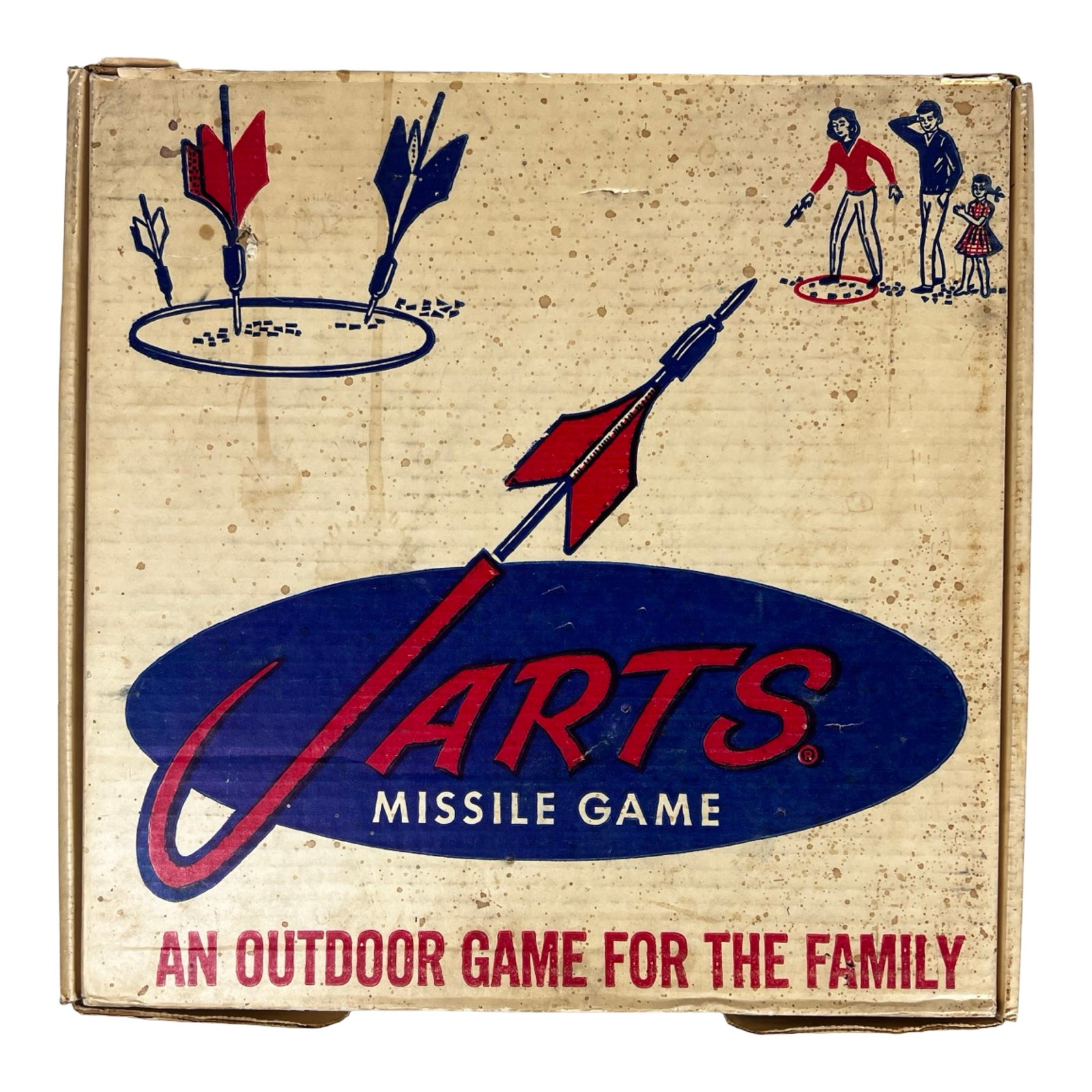 Vintage Jarts Outdoor Missile Darts Game - 3