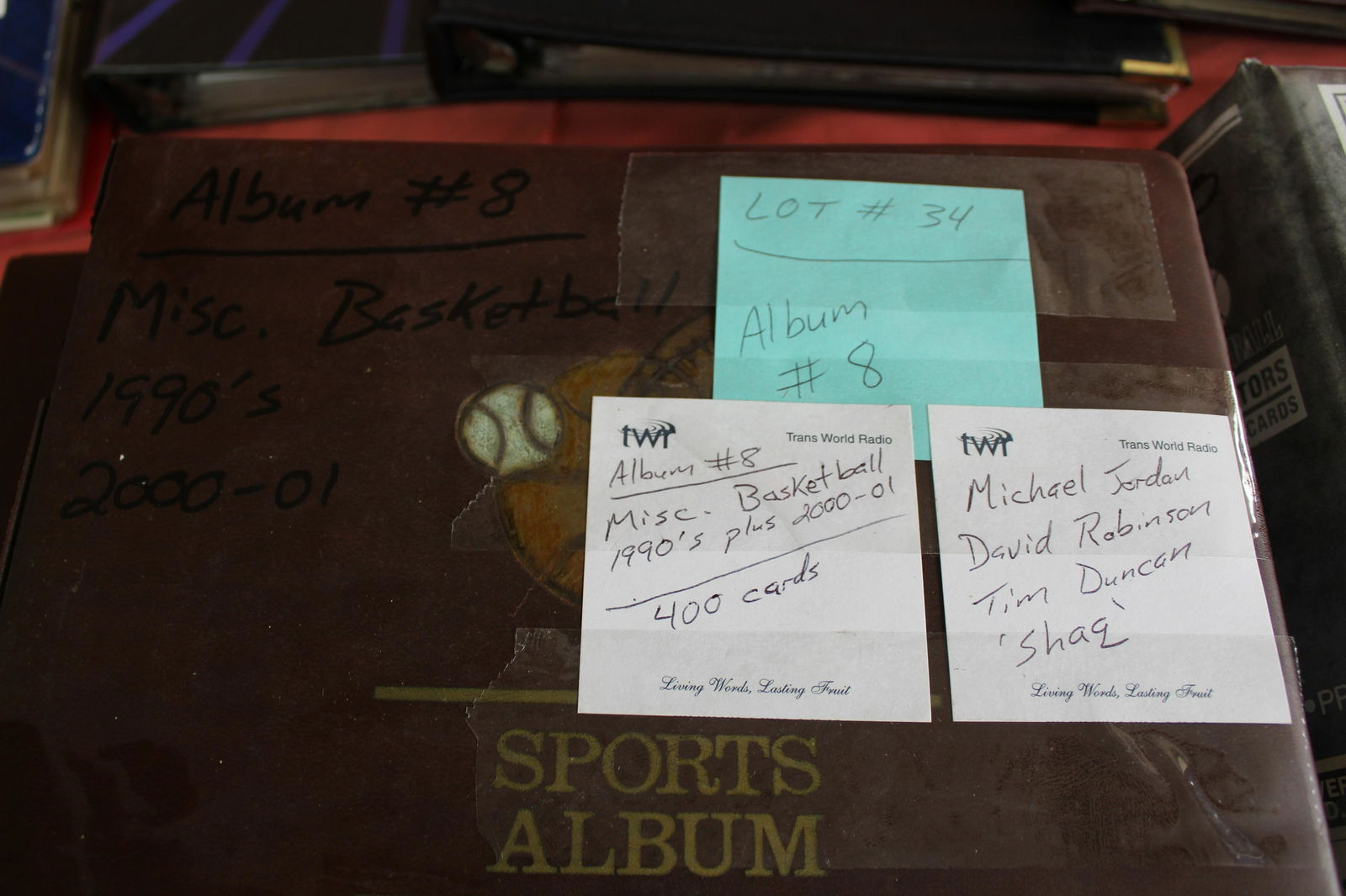 Album of misc. 1990s to early 2000s basketball cards, (1 of 20)