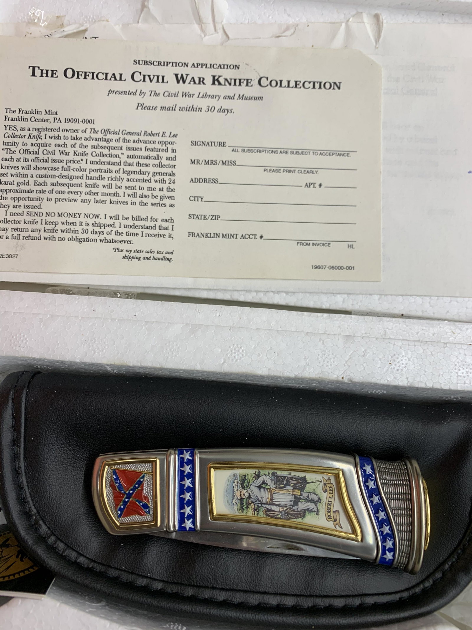 New Official Civil War Knife Collection Robert E. Lee: New Official Civil War Knife Collection Robert E. Lee