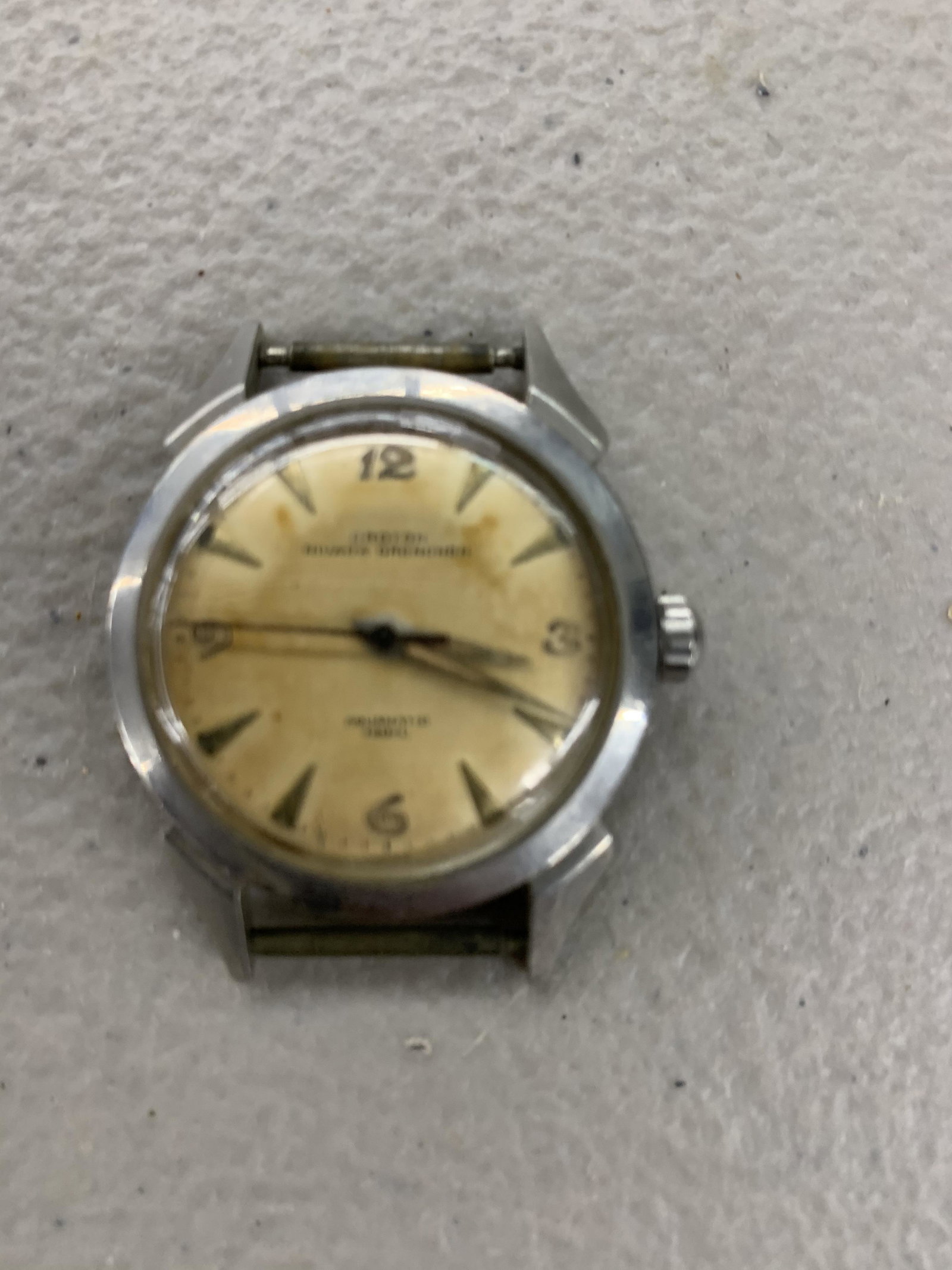 Croton Nivada Grenchen wristwatch, missing band: Croton Nivada Grenchen wristwatch, missing band