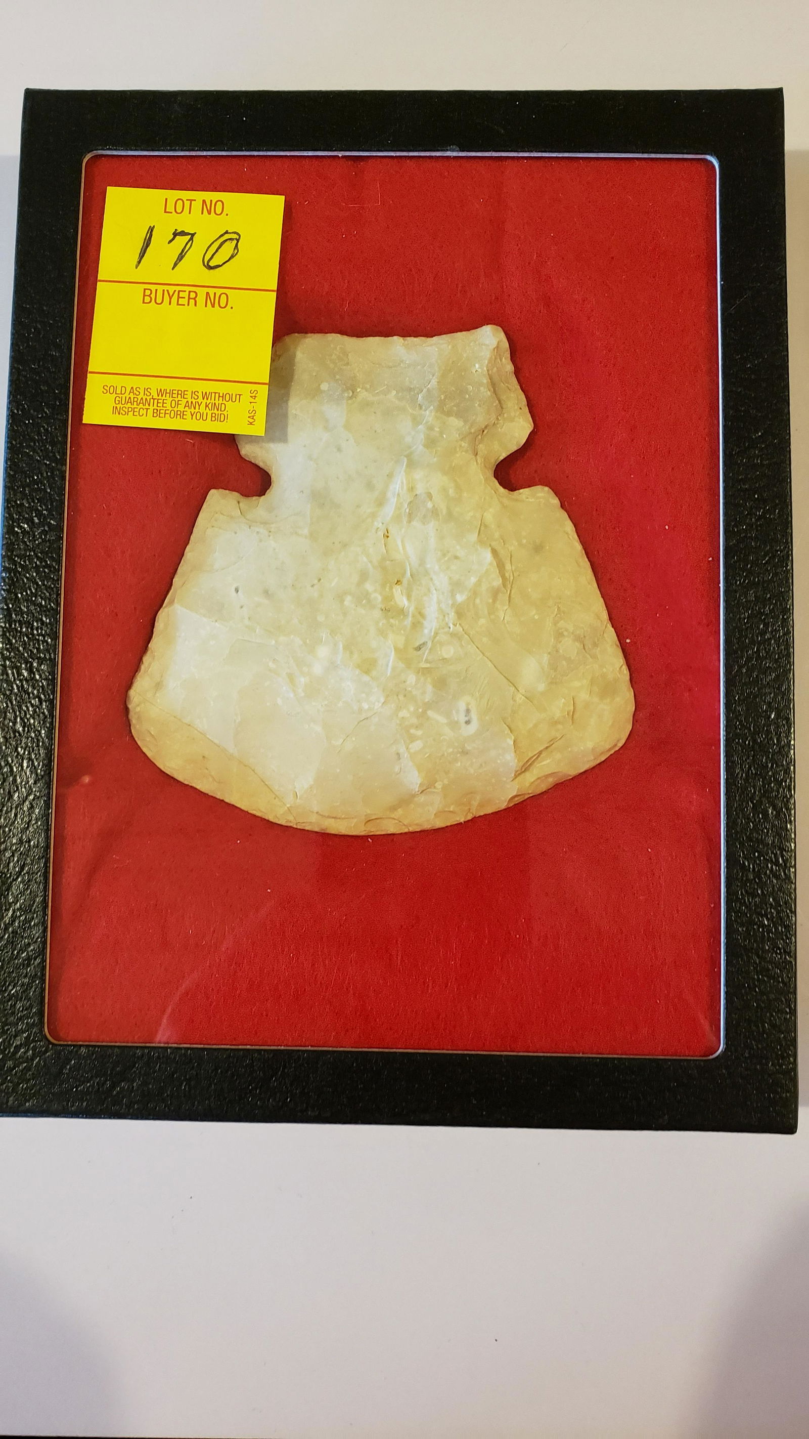 Notched hoe - wide blade: Notched hoe - wide blade, flint, southern MO