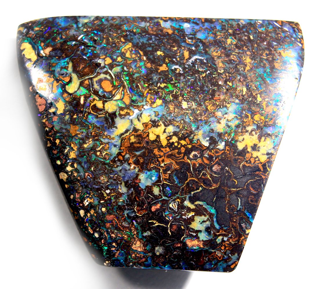 Cts 68.65 Natural Australian Opal - 36×33×7 mm - (1 of 7)
