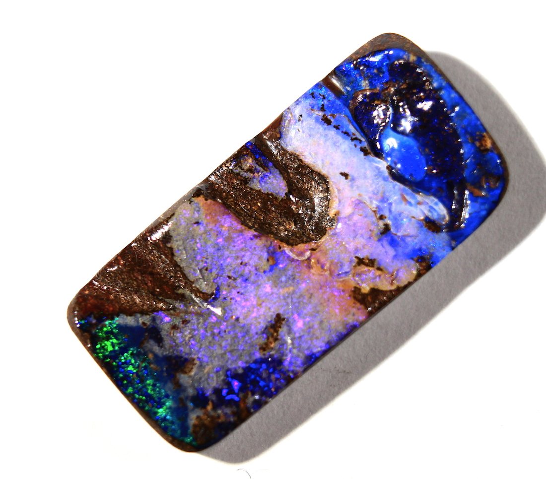 Cts 15.25 Natural Australian Boulder Opal -25x13x5mm (1 of 7)