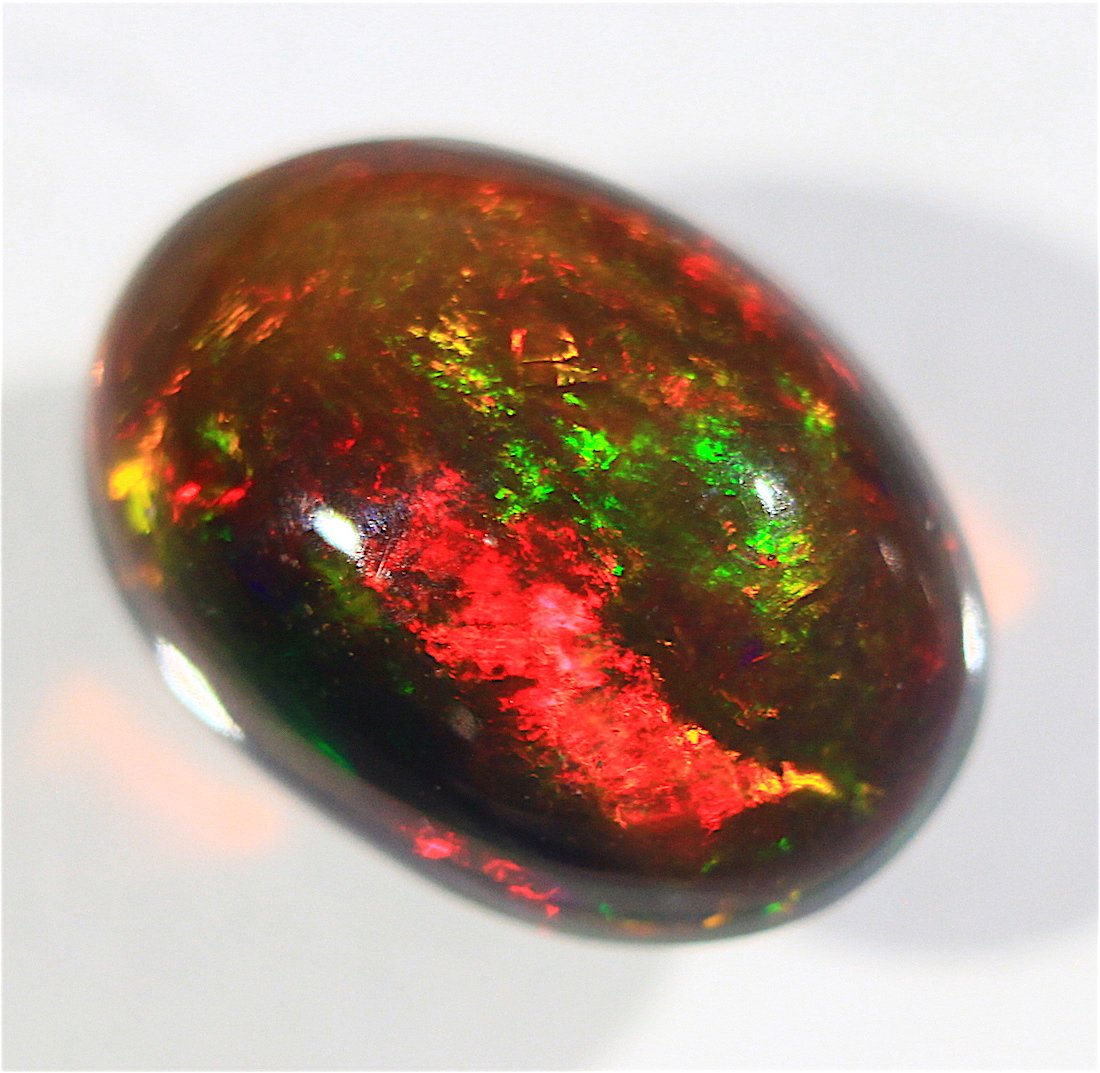 Cts. 2.35  Natural  Ethiopian  Black Opal (1 of 7)