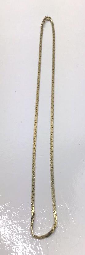 14K Yellow gold Necklace chain 18 1/4" (1 of 4)