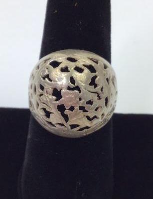 Vintage 925 silver filigree ring (1 of 5)