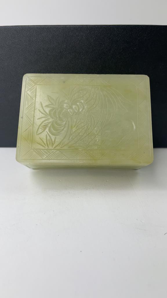 Antique Chinese Carved Stone Box (1 of 7)