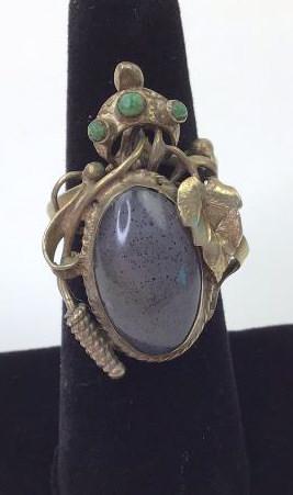 Native American Navajo Sterling Turquoise Ring (1 of 5)