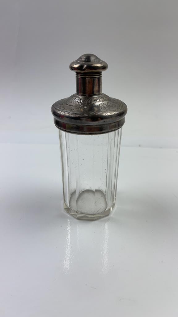 Gorham Sterling Silver Cut Crystal Perfume Bottle (1 of 4)