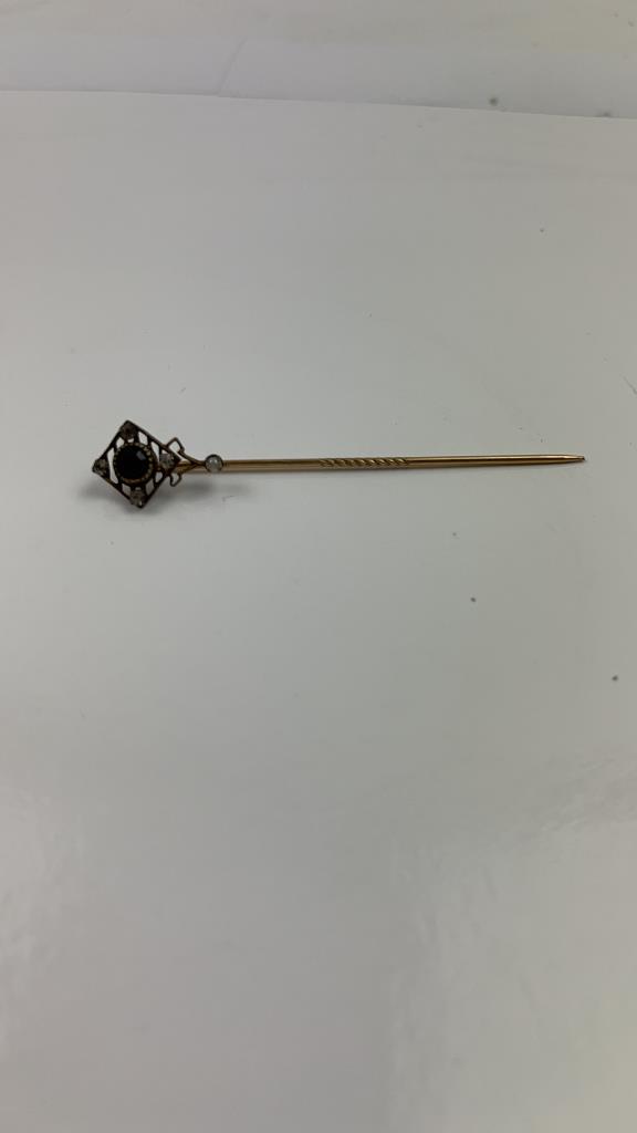 Antique Victorian Gold Filled Clothes Pin (1 of 3)