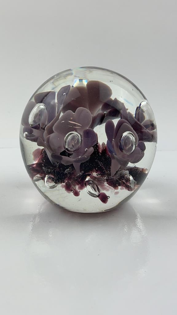 Maude and Bob St Clair Murano Flower Ball (1 of 5)