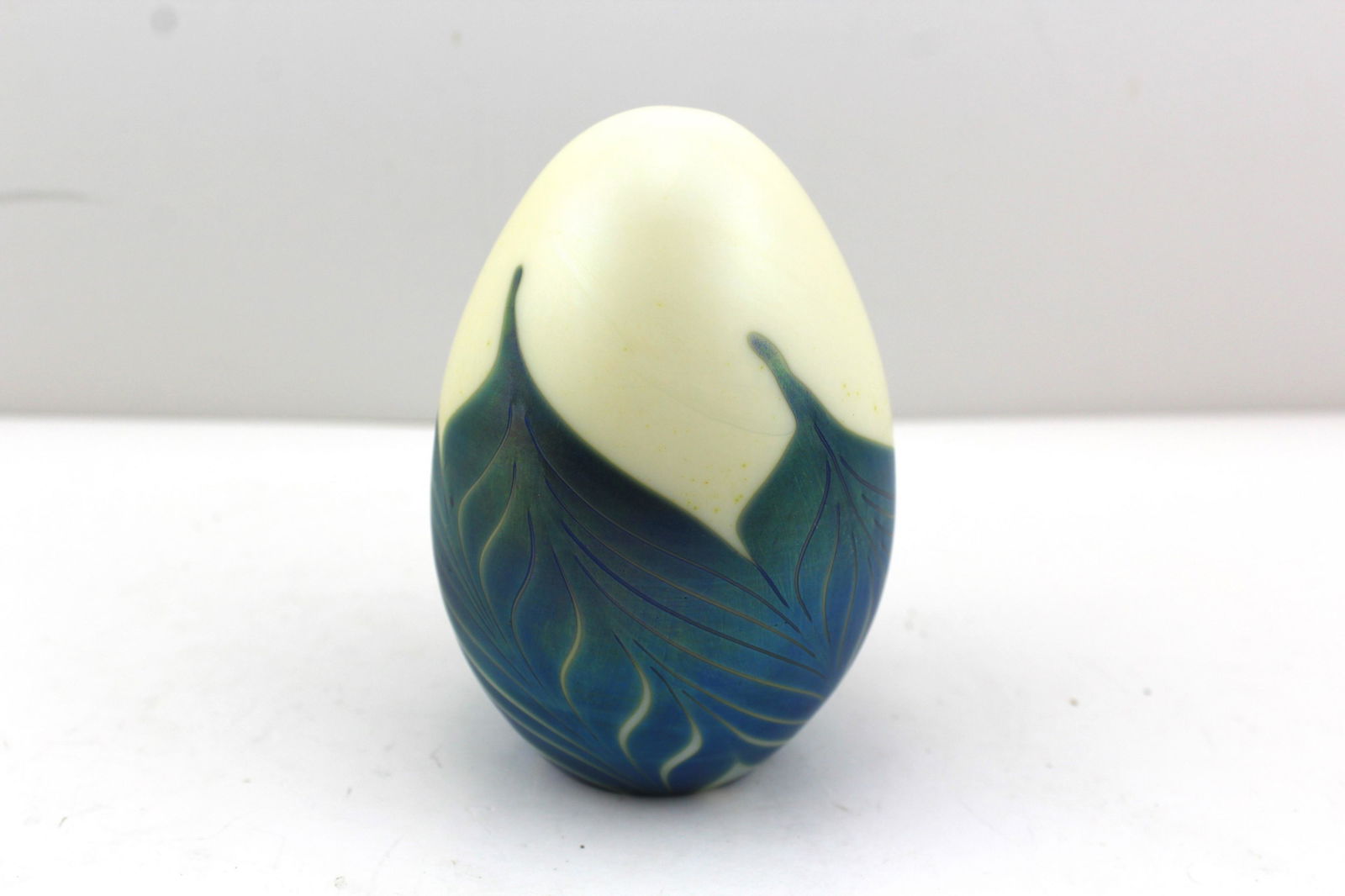 Orient & Flume Loetz Style Irridescent Egg Paperweight (1 of 5)