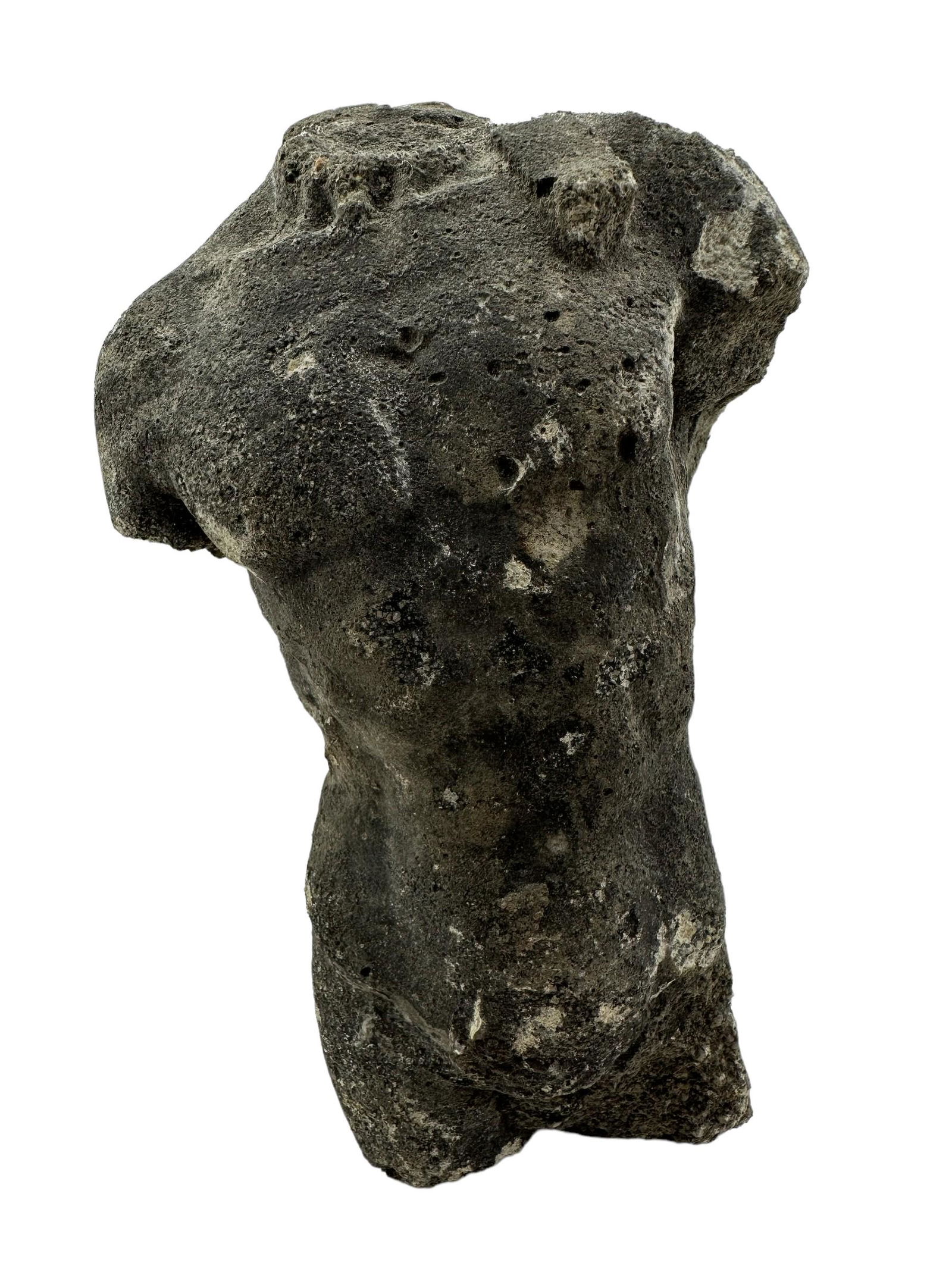 Antique Stone Carved Male Fauno Torso Sculpture (1 of 5)