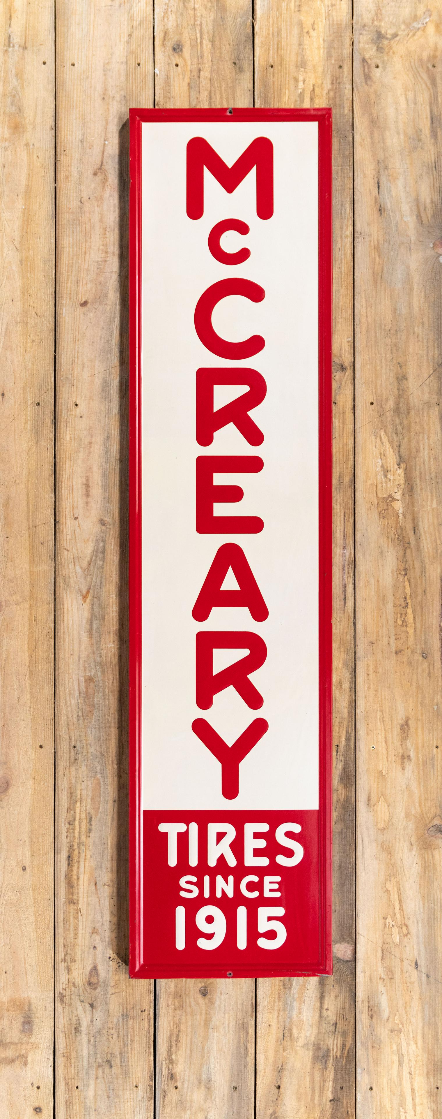 McCreary Tires Since 1915 SST Vertical Embossed Metal (1 of 2)
