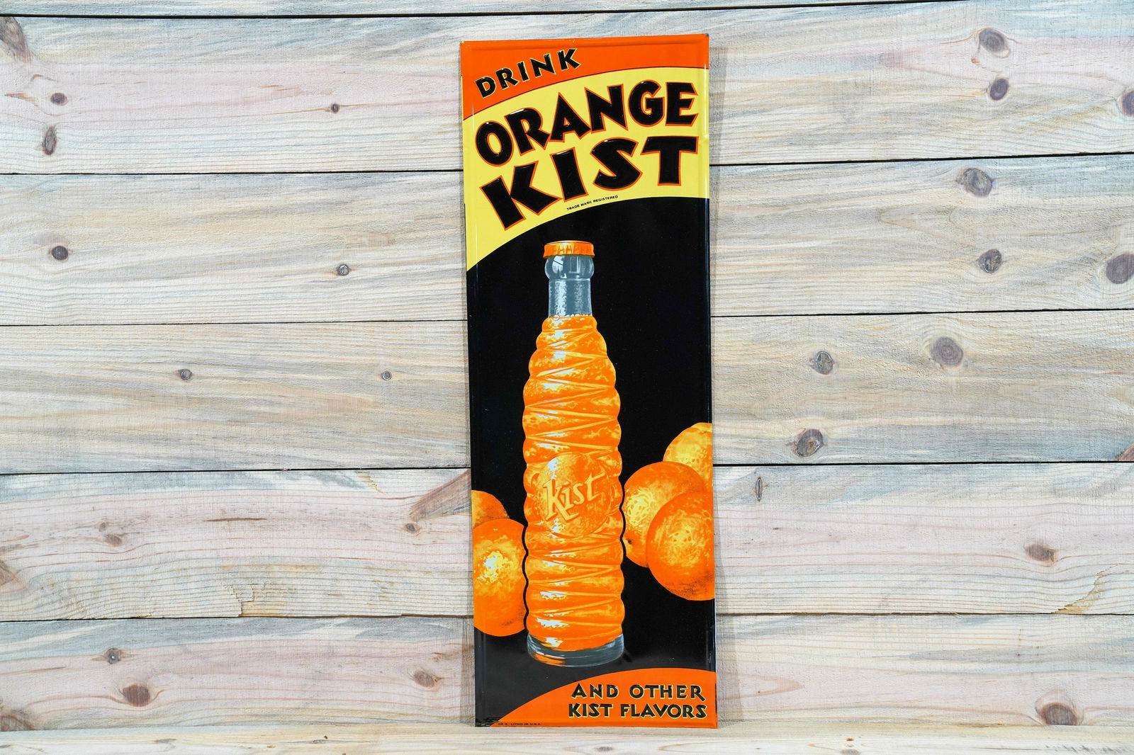 Drink Orange Kist & Other Flavor SST Metal Sign TAC 9 (1 of 2)
