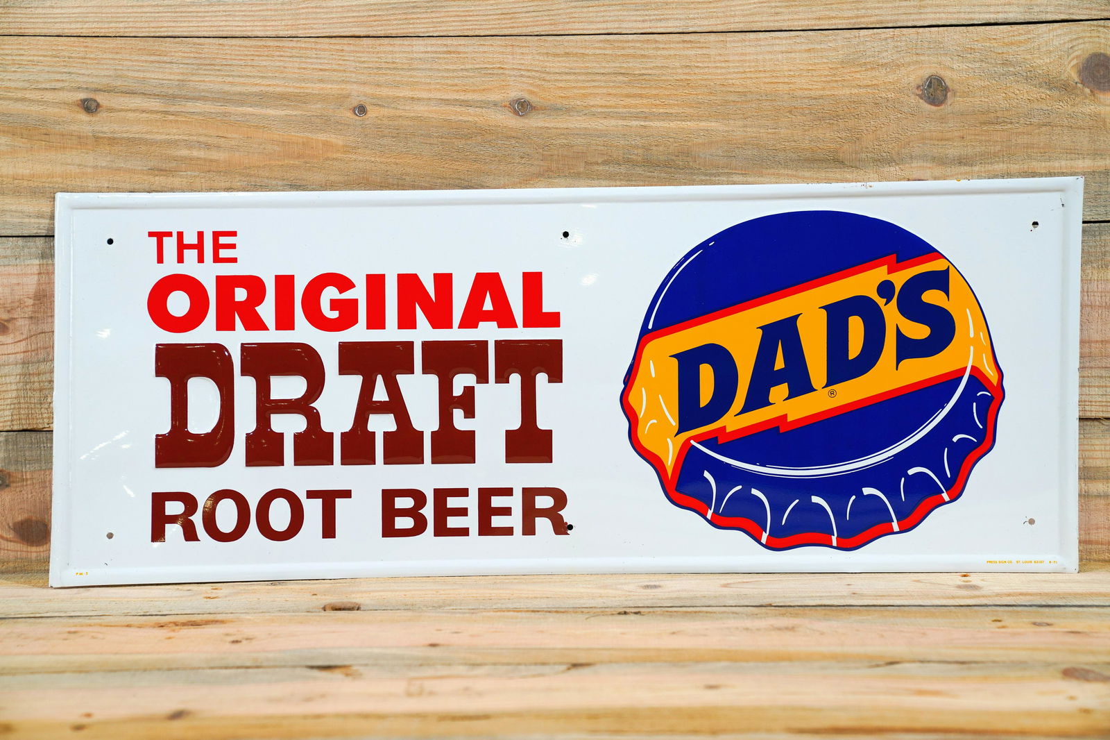 Original Dad's Root Beer Metal Sign