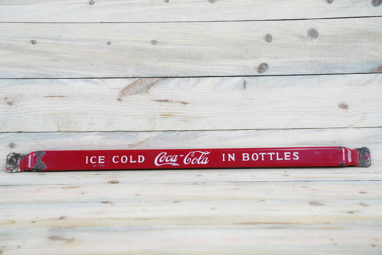 Ice Cold CocaCola Coke Porcelain Door Push TAC 7.5 (0005) on Mar 17