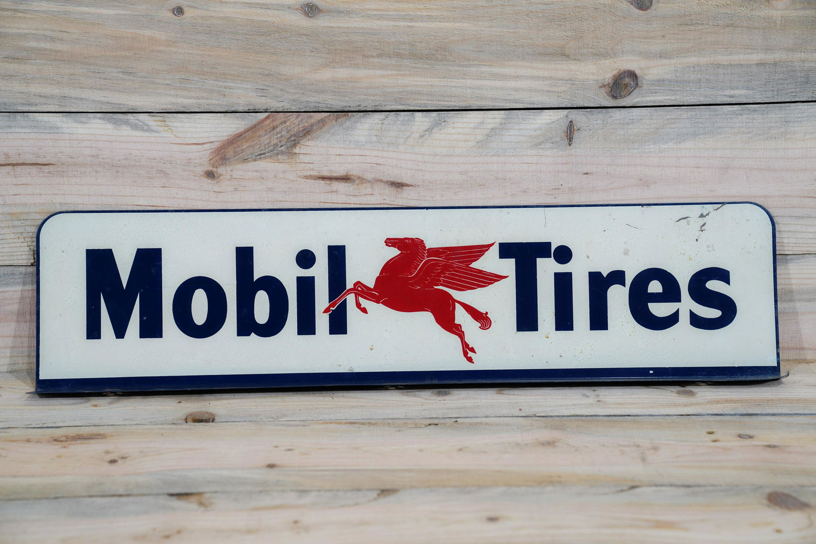 Mobil Tires & Pegasus SST Metal Rack Sign TAC 7.5 (1 of 3)