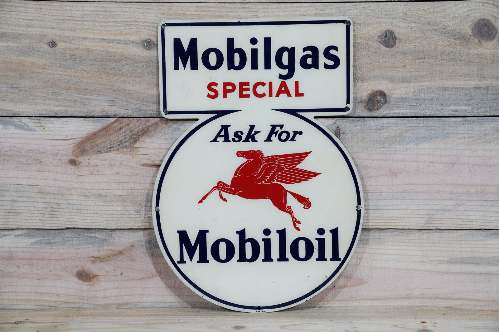 1941 Mobilgas Special Ask for Mobiloil Pegasus TAC 8.9 (1 of 2)