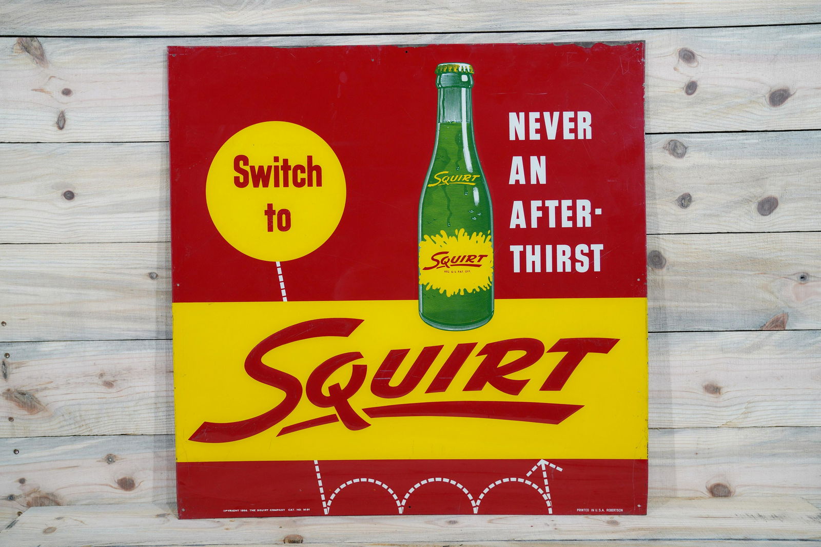 Switch To Squirt w/ Bottle SST Metal Sign TAC 8.25 (1 of 2)