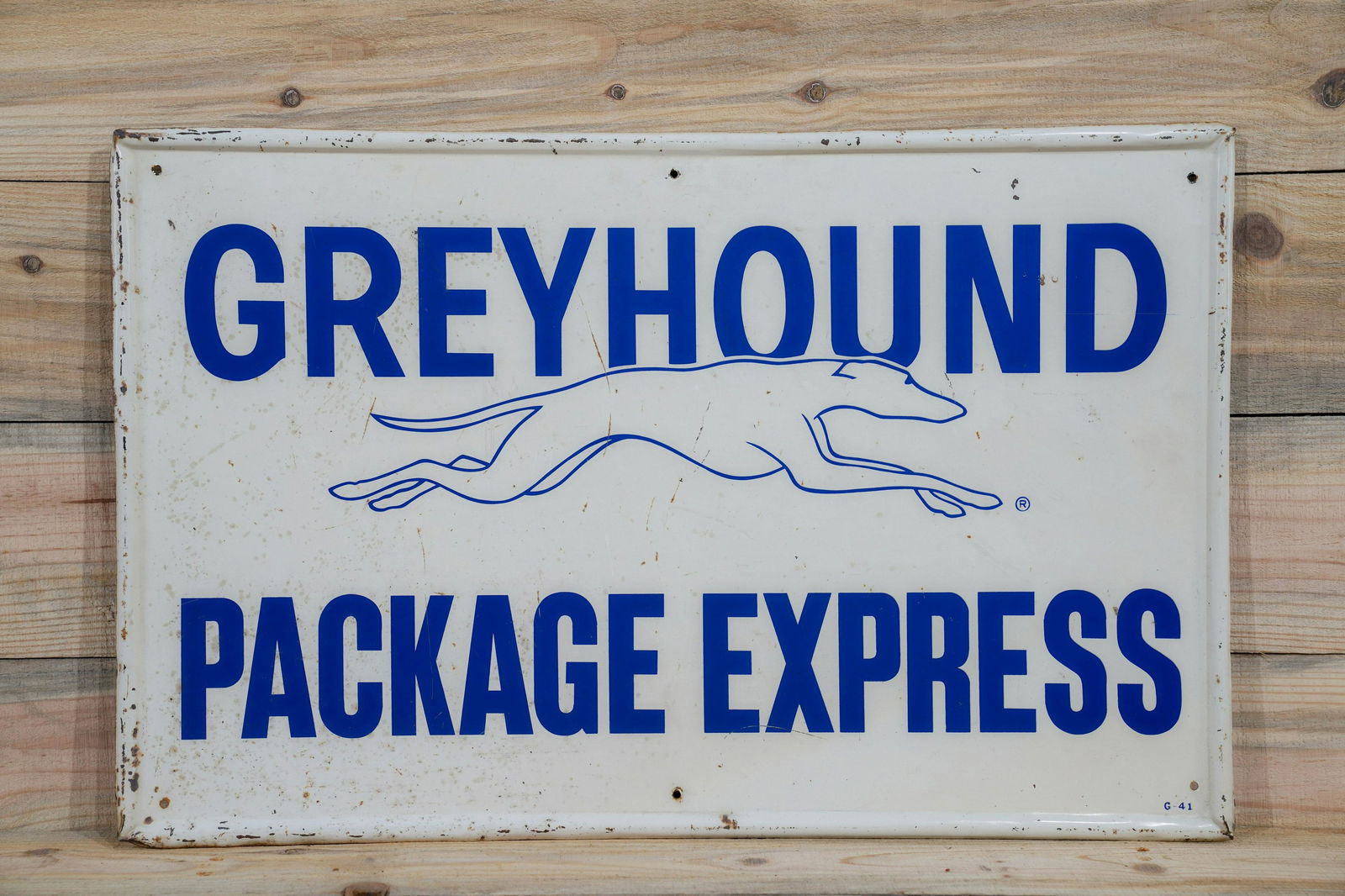 Greyhound Package Express SST Metal Sign TAC 7 (1 of 2)