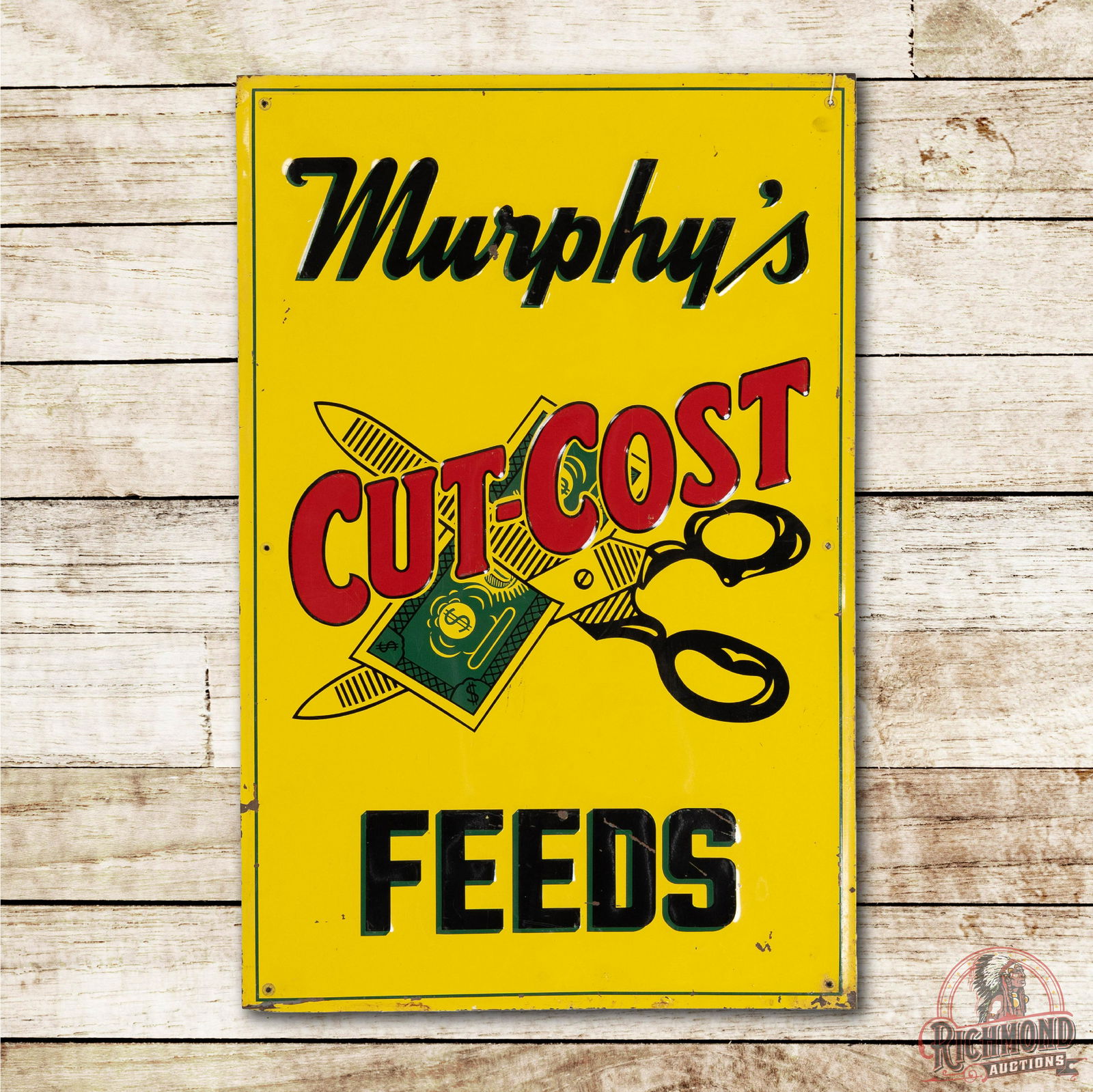Murphy's Cut-Cost Feeds Single Sided Metal Sign TAC 8.5 (1 of 3)